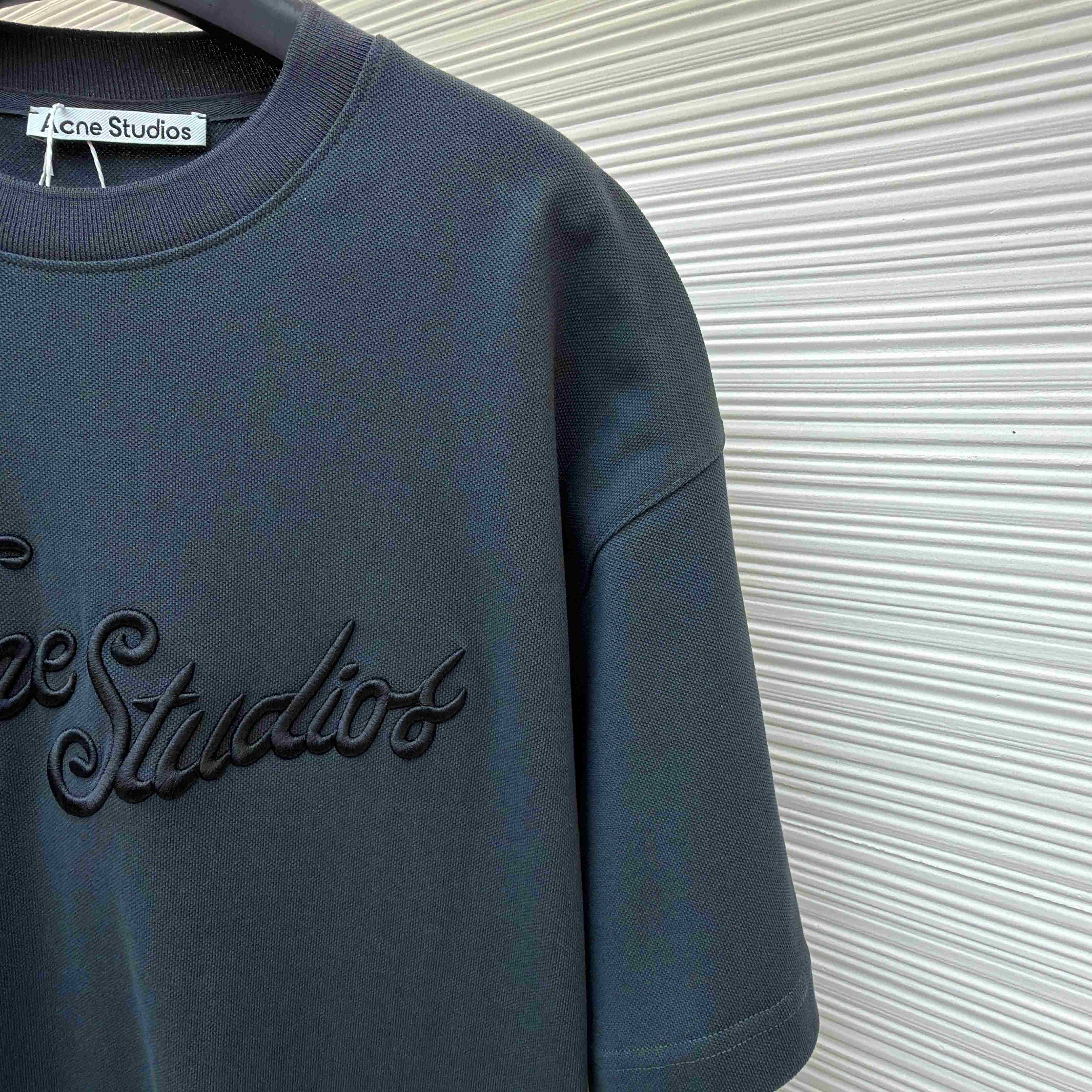 Acne Studios  Embroidered Logo T-shirt - DopestKickz