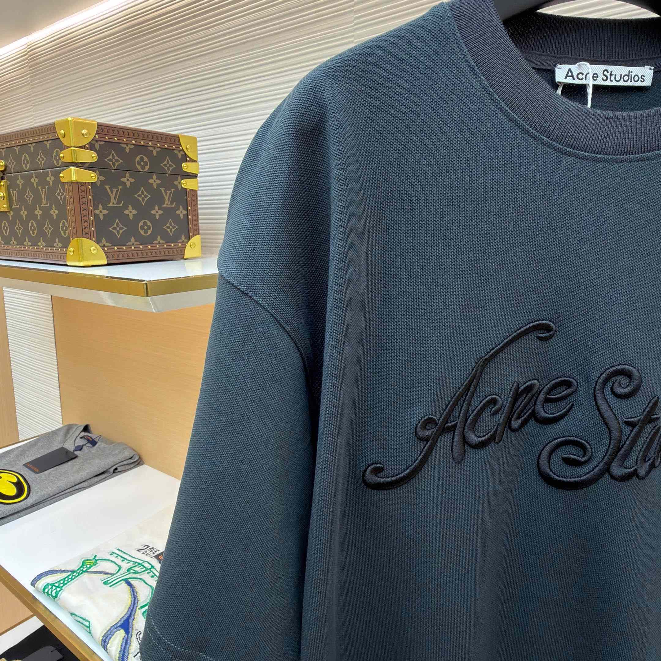 Acne Studios  Embroidered Logo T-shirt - DopestKickz