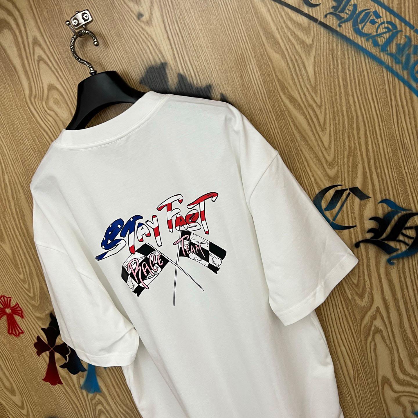 Chrome Hearts Matty Boy Stay Fast Tee 'White' - DopestKickz