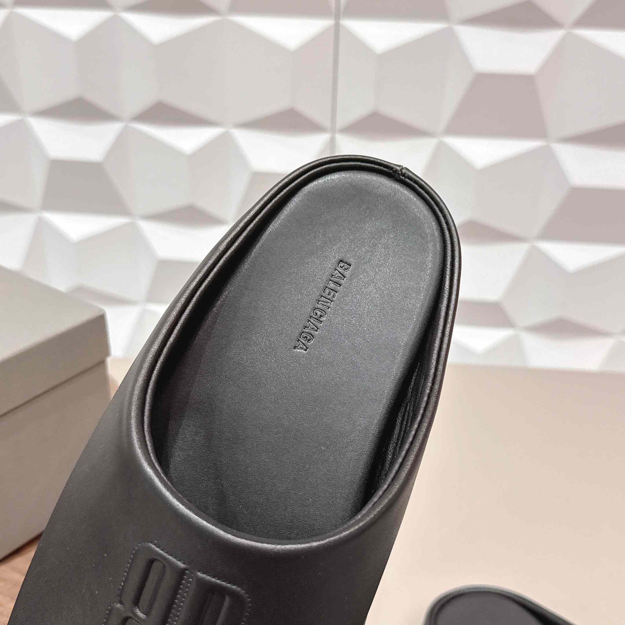 Balenciaga Château Flat Mules - DopestKickz