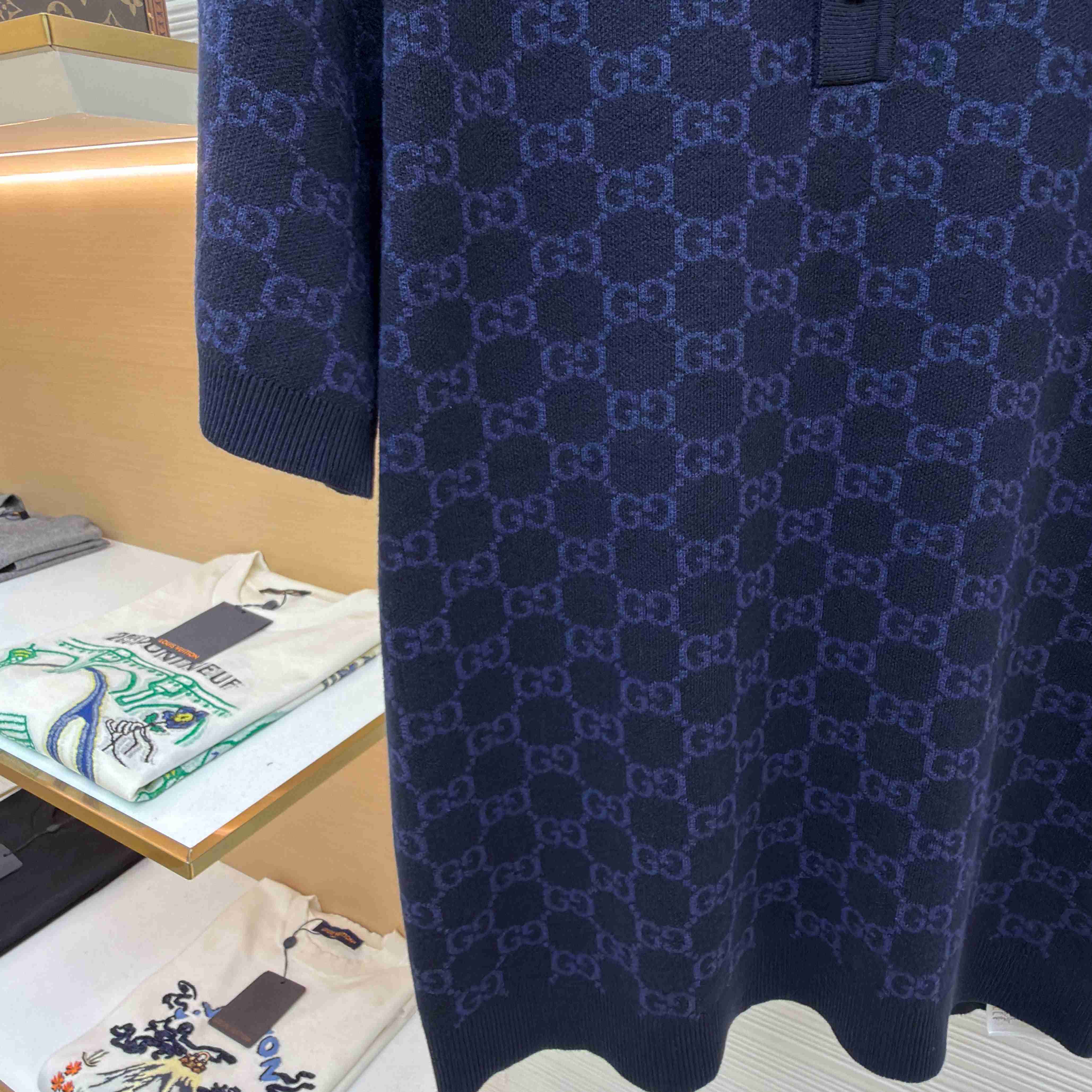 Gucci GG Cotton Silk Jacquard Polo Shirt - DopestKickz