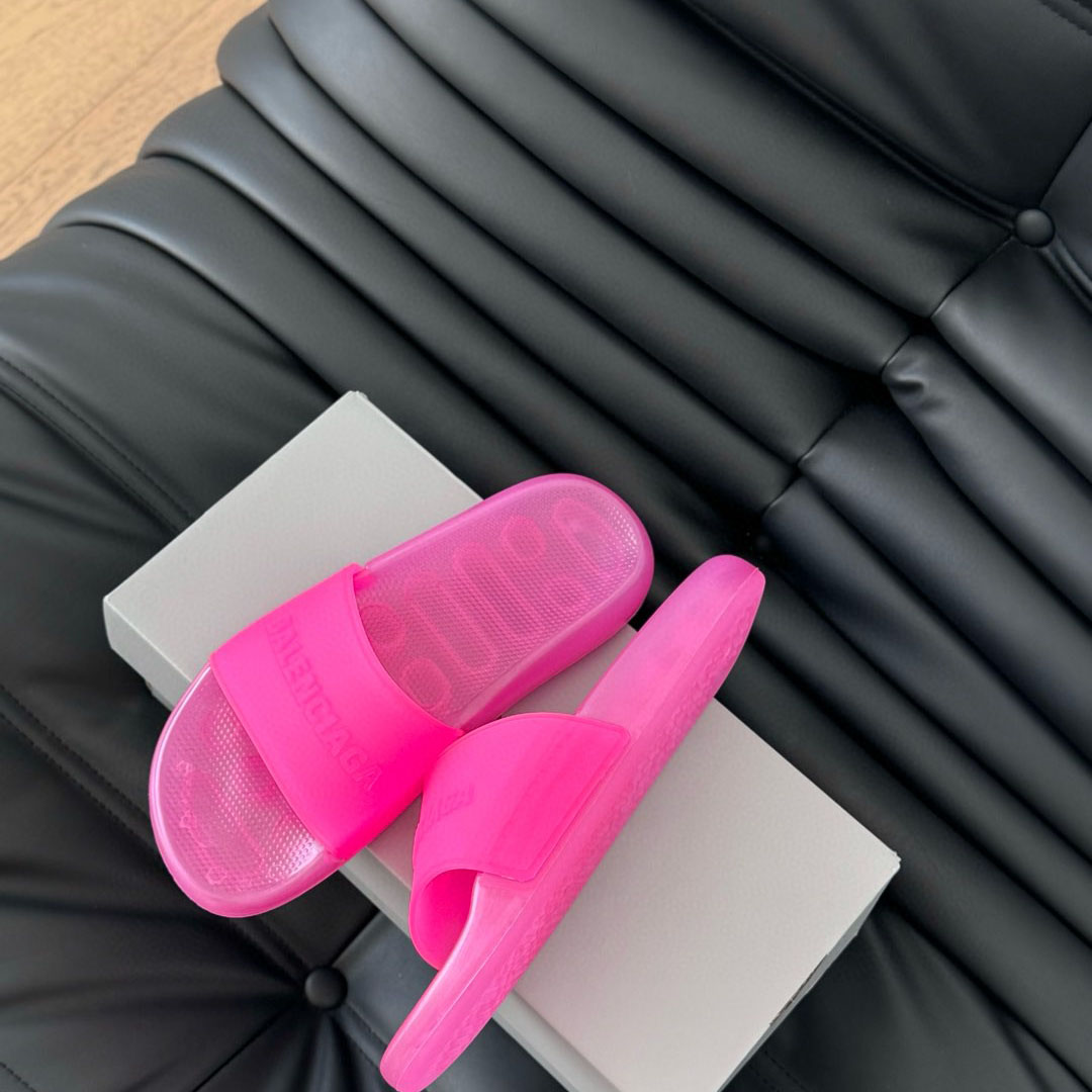 Balenciaga Pool Transparent Slide Sandal - DopestKickz