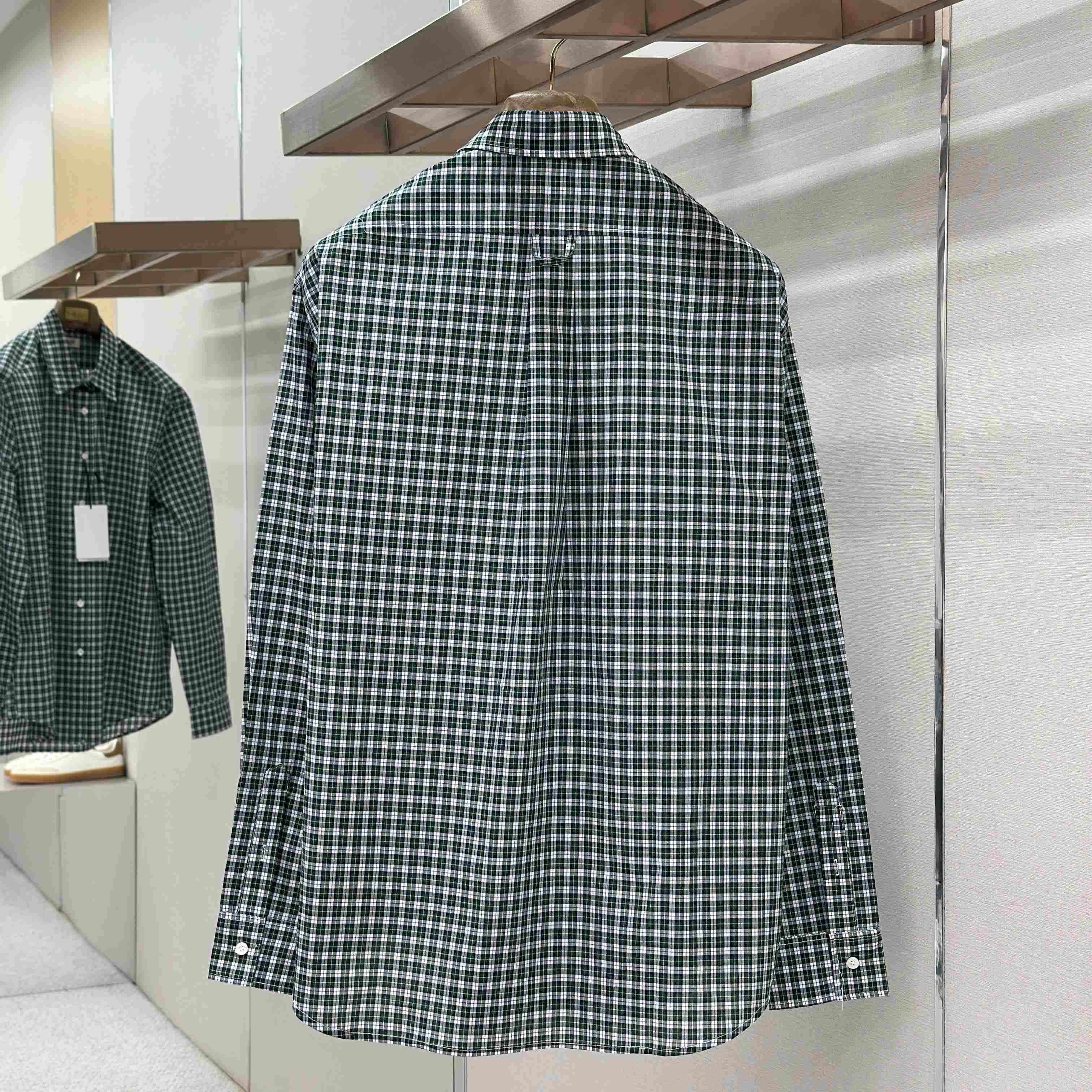 Celine Shirt IN Tartan Cotton Cloth - DopestKickz