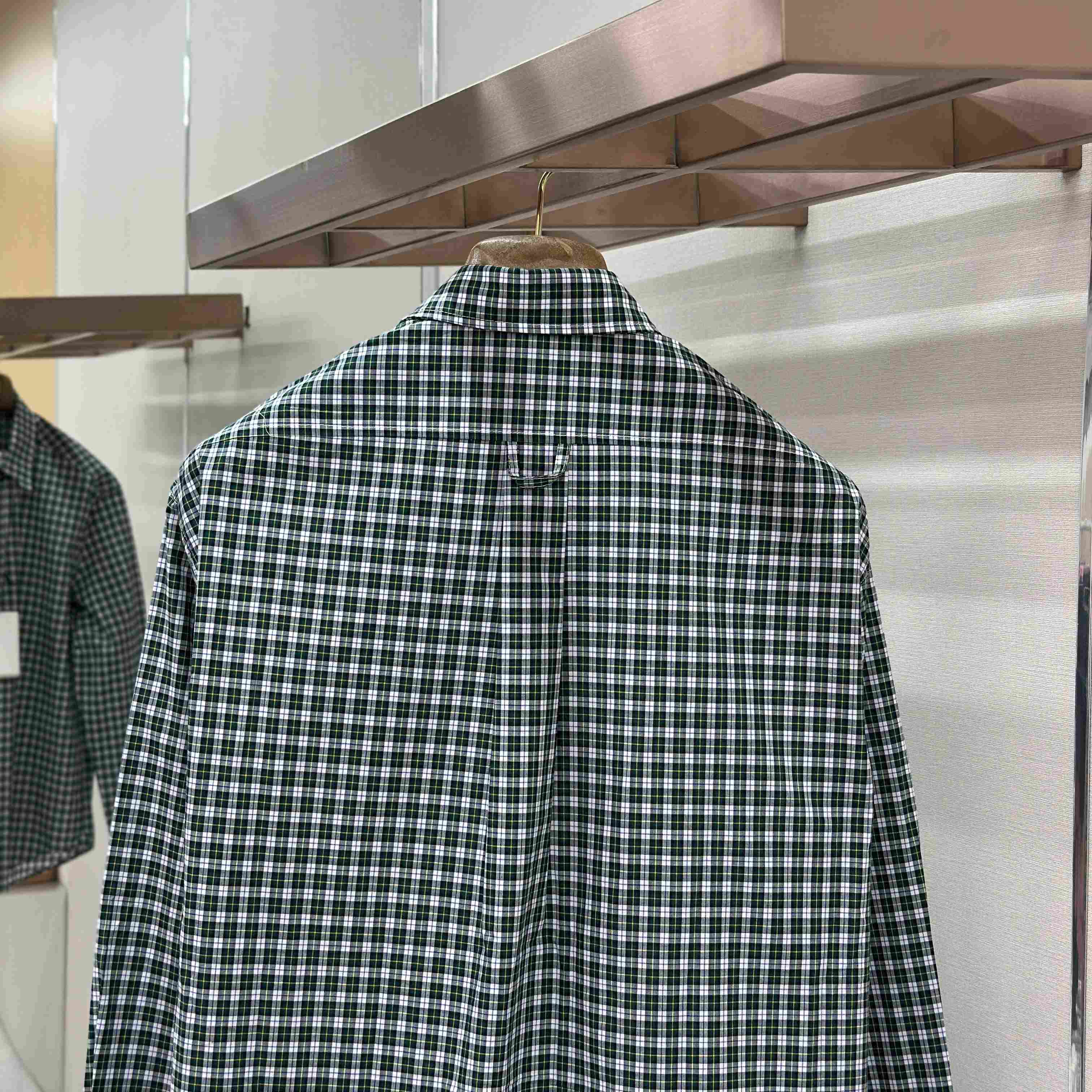 Celine Shirt IN Tartan Cotton Cloth - DopestKickz