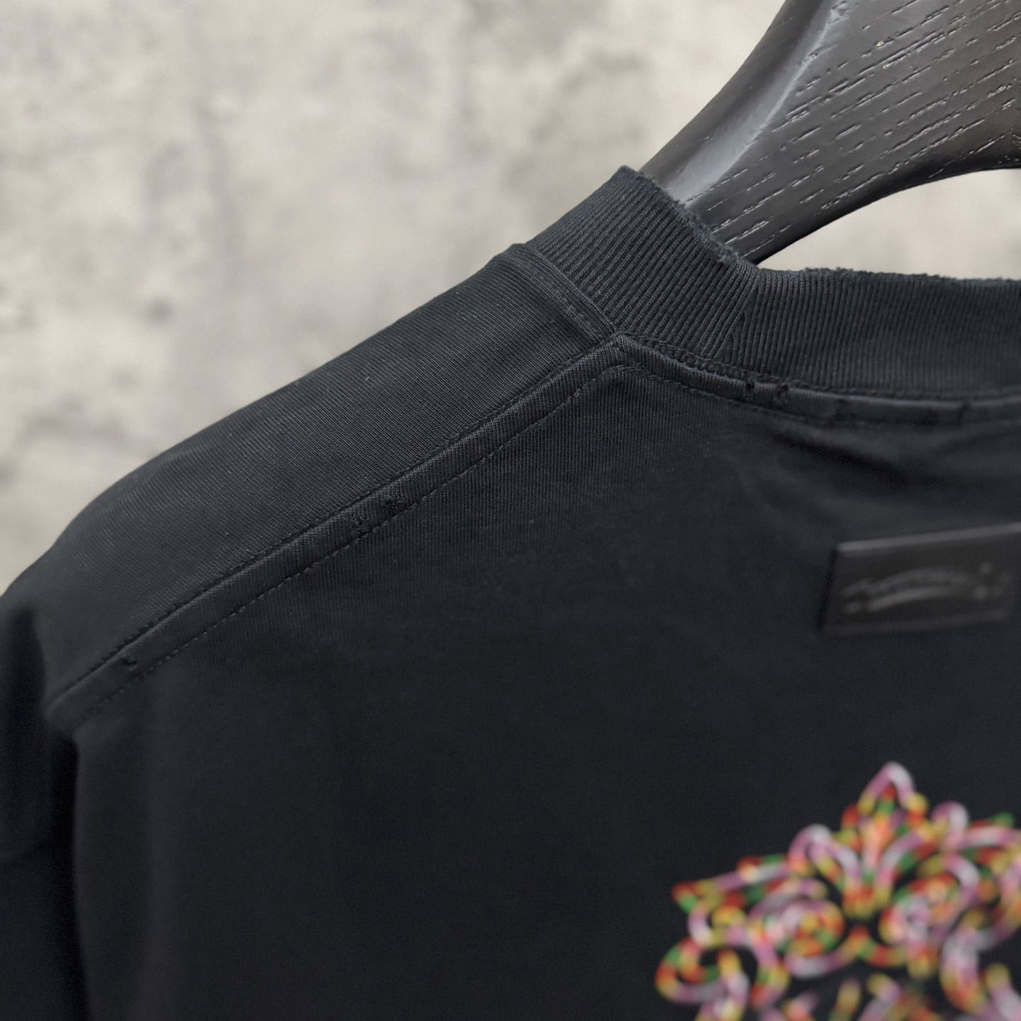 Chrome Hearts Cross Patch Embroidered Crewneck Tee 'Black' - DopestKickz