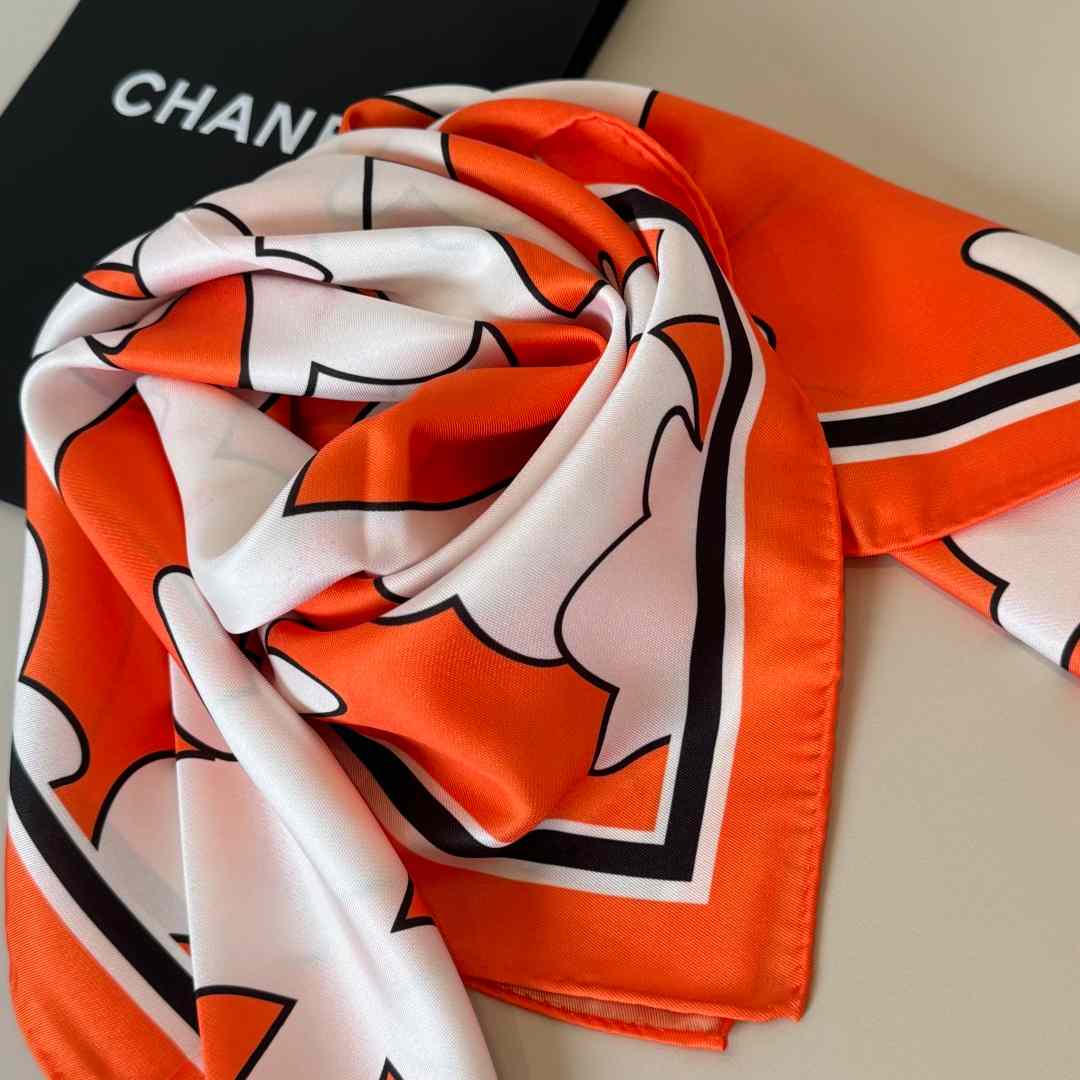 Chrome Heart Square Silk Scarf - DopestKickz