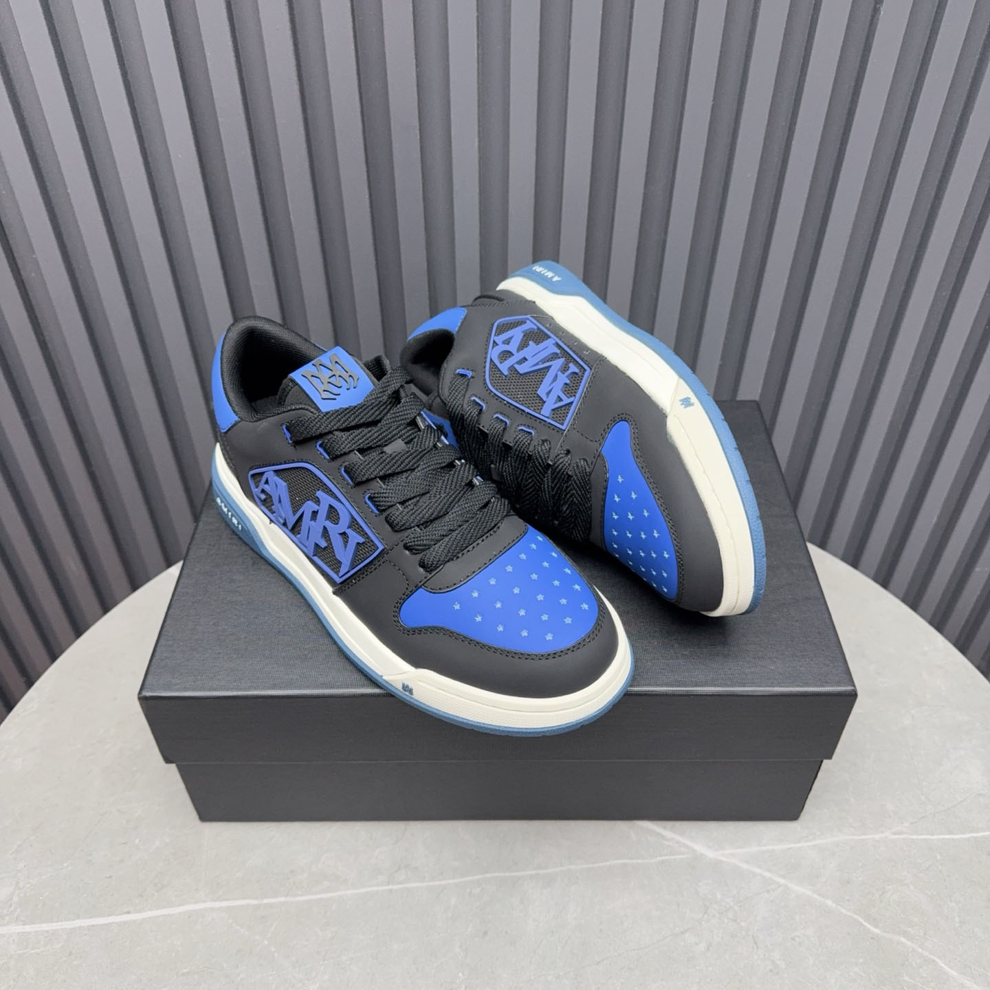 Amiri Classic Low 'True Blue' Sneakers - DopestKickz