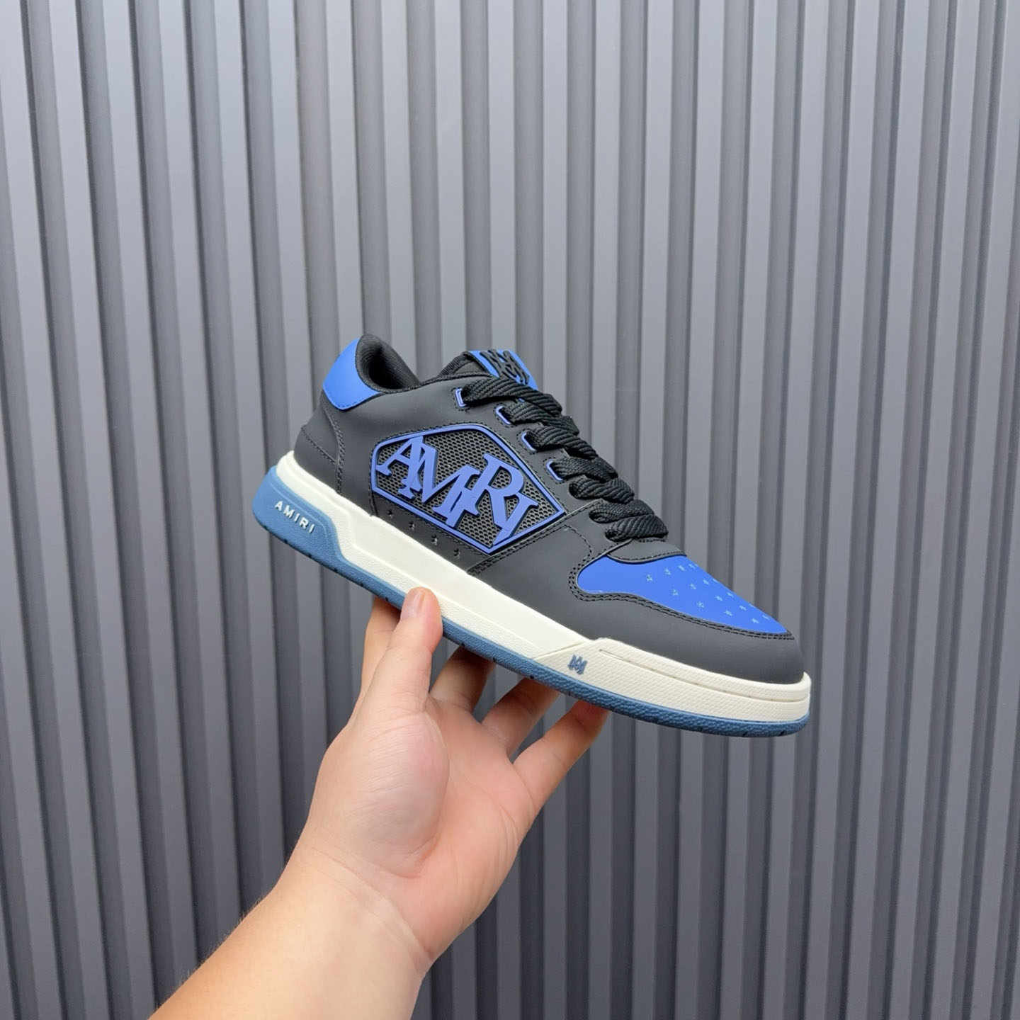 Amiri Classic Low 'True Blue' Sneakers - DopestKickz