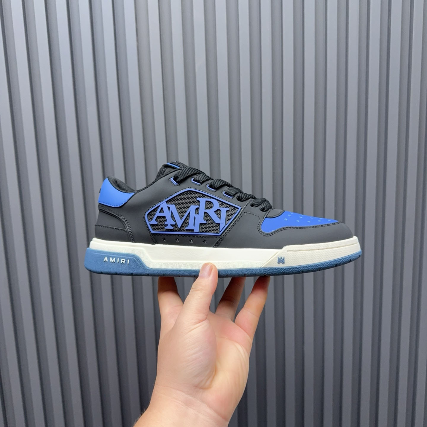 Amiri Classic Low 'True Blue' Sneakers - DopestKickz