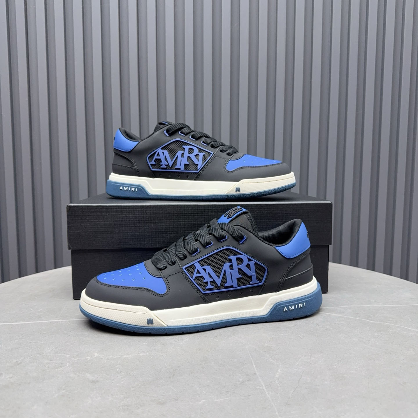 Amiri Classic Low 'True Blue' Sneakers - DopestKickz