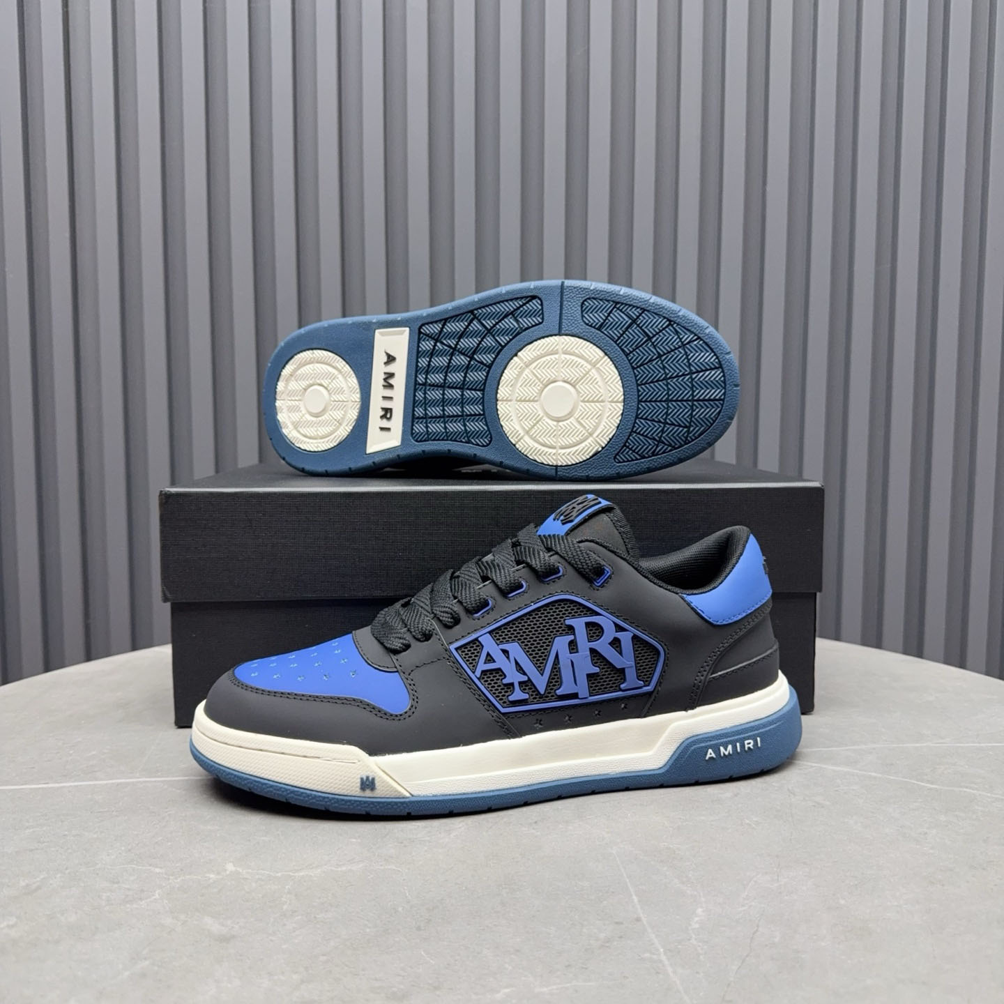 Amiri Classic Low 'True Blue' Sneakers - DopestKickz
