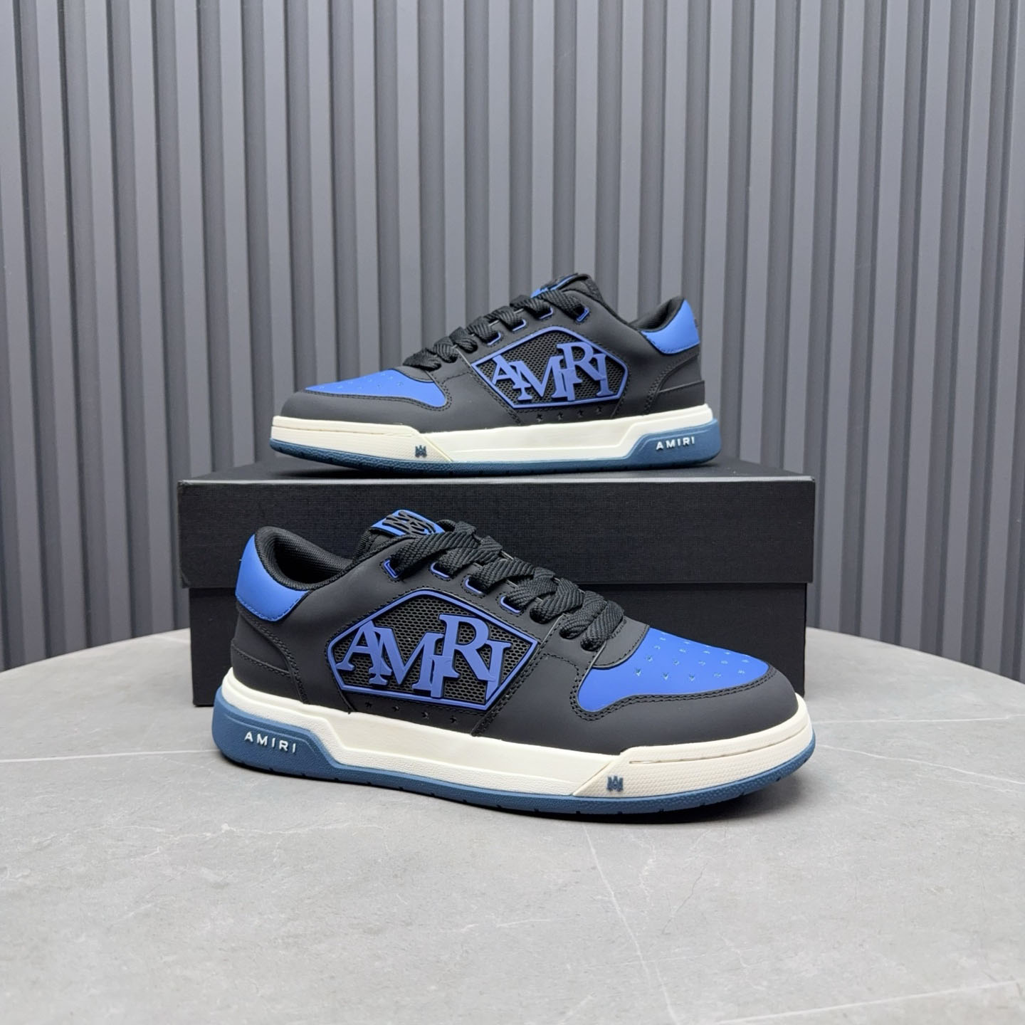 Amiri Classic Low 'True Blue' Sneakers - DopestKickz