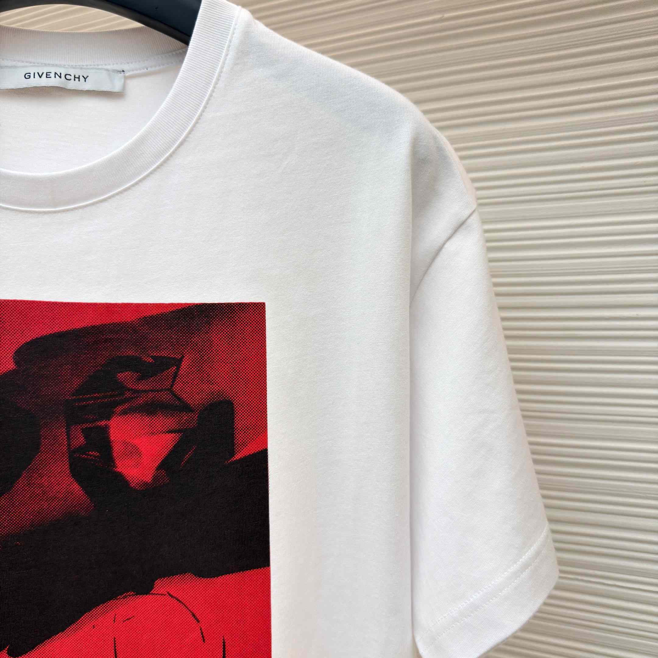 Givenchy T-shirt In Cotton With Surrealism Print - DopestKickz