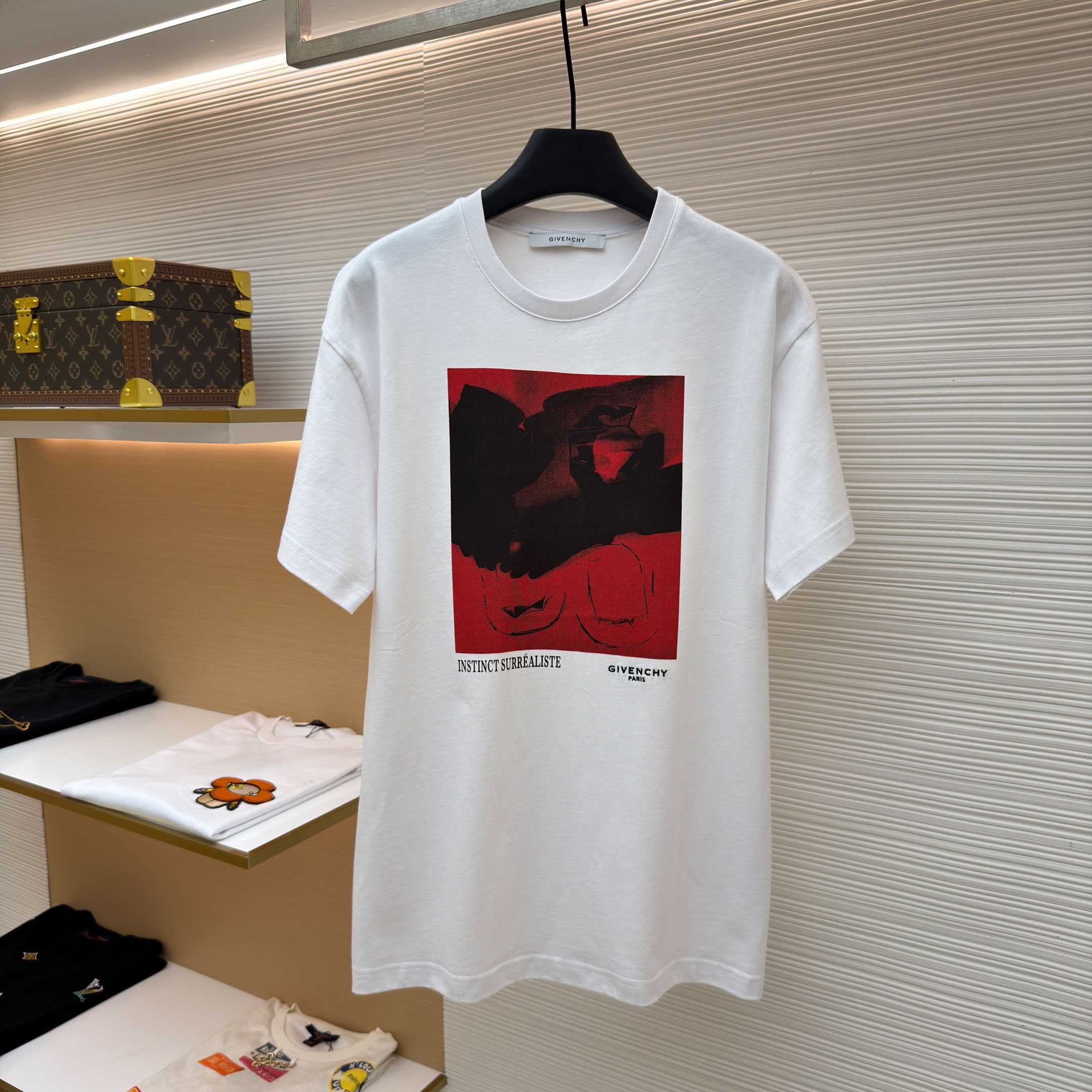 Givenchy T-shirt In Cotton With Surrealism Print - DopestKickz