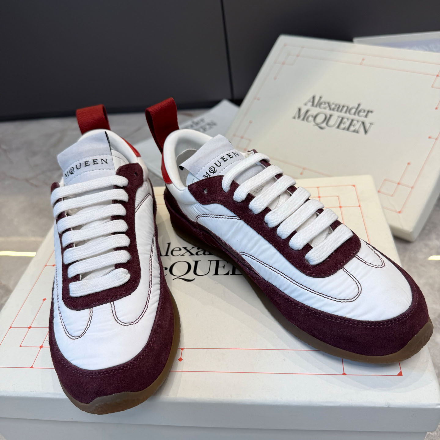 Alexander McQueen EC1 Sneaker In Beige/Brown - DopestKickz