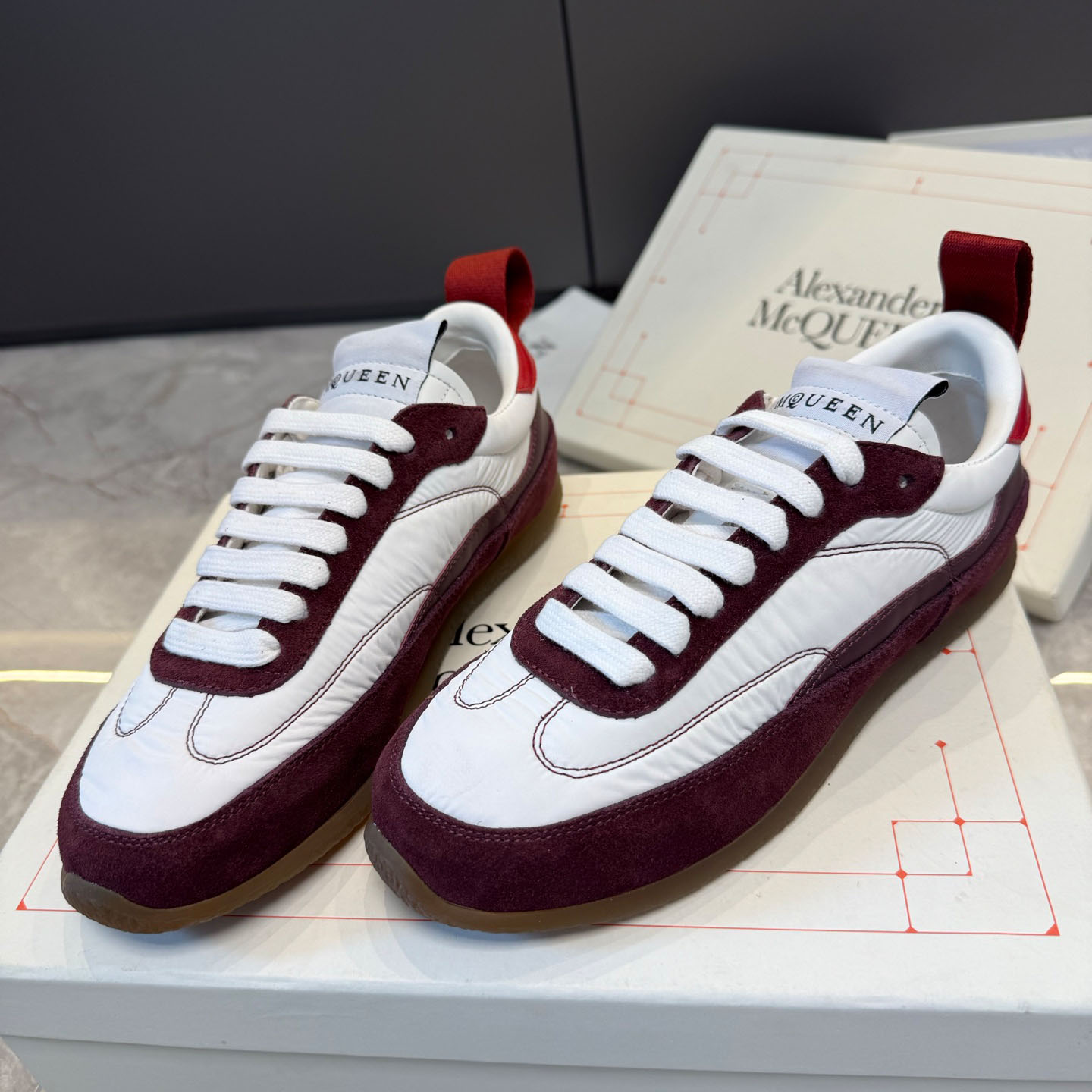 Alexander McQueen EC1 Sneaker In Beige/Brown - DopestKickz