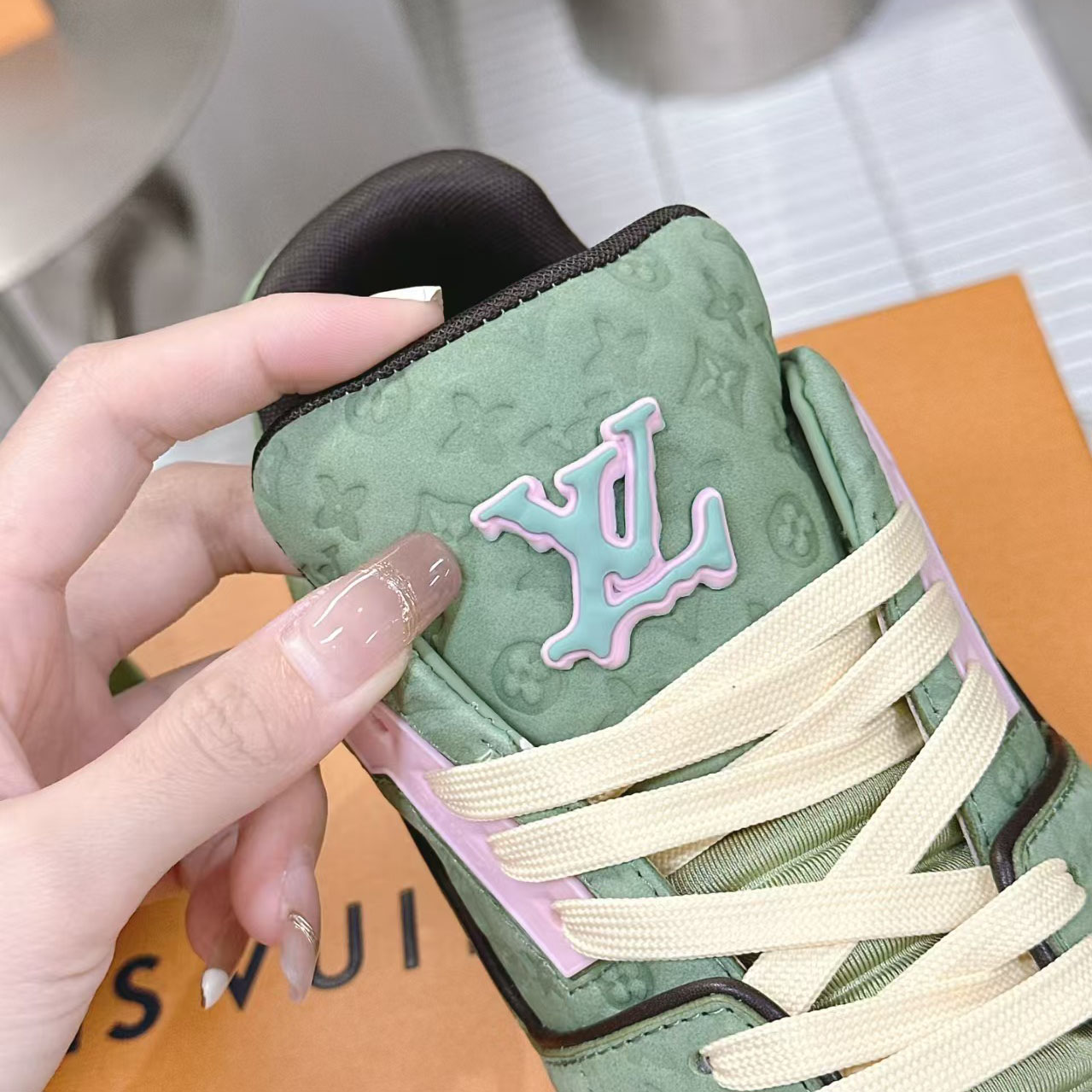 Louis Vuitton  Tyler, The Creator x Louis Vuitton Trainer 'Green' - DopestKickz