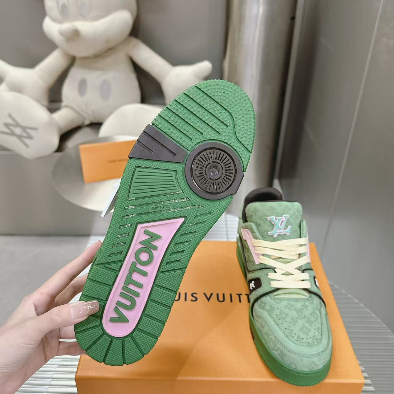 Louis Vuitton  Tyler, The Creator x Louis Vuitton Trainer 'Green' - DopestKickz