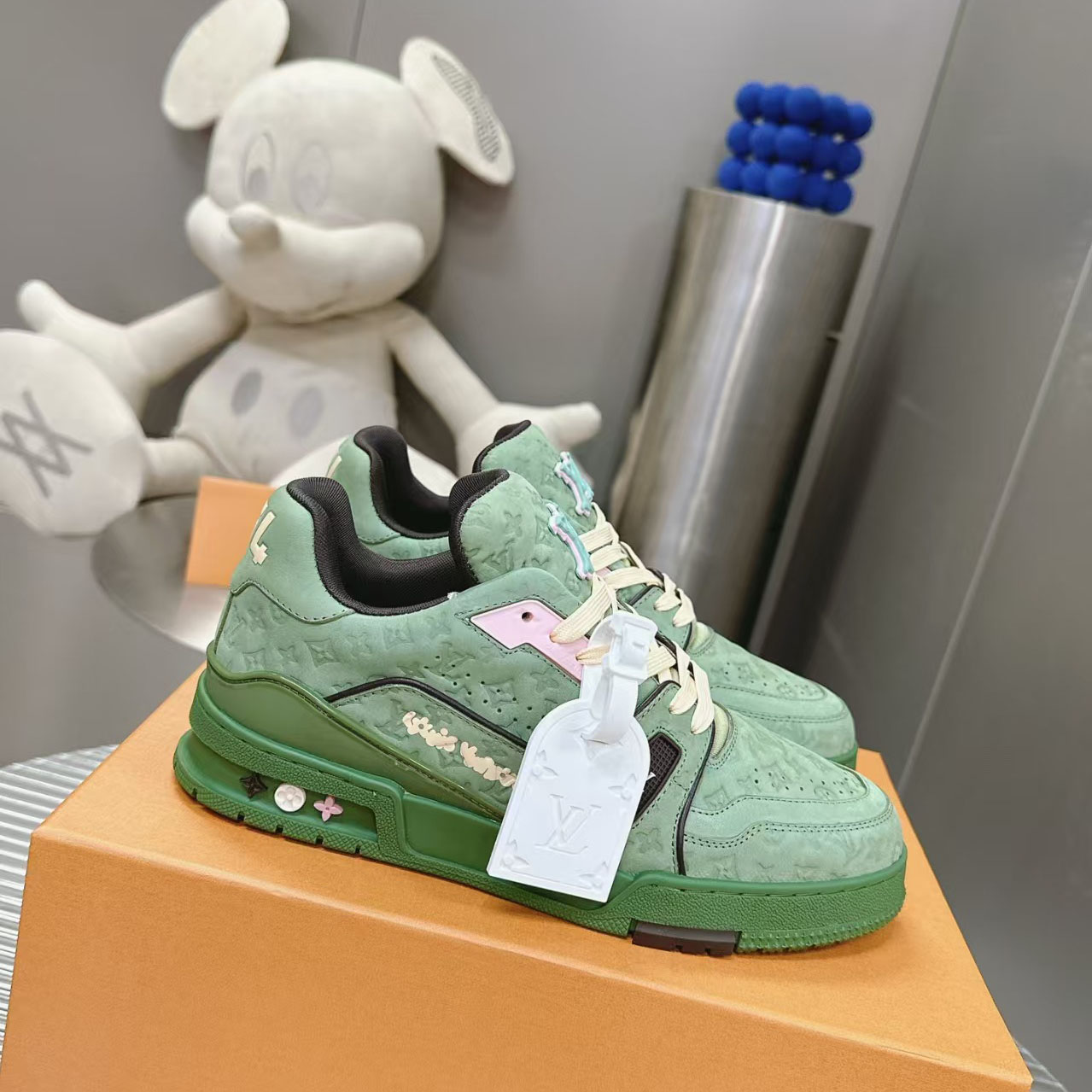 Louis Vuitton  Tyler, The Creator x Louis Vuitton Trainer 'Green' - DopestKickz