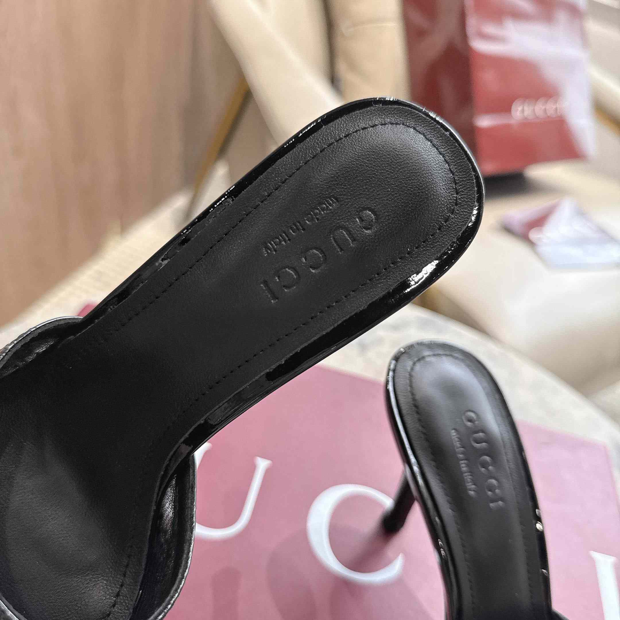 Gucci Women's crystal slide sandal - DopestKickz