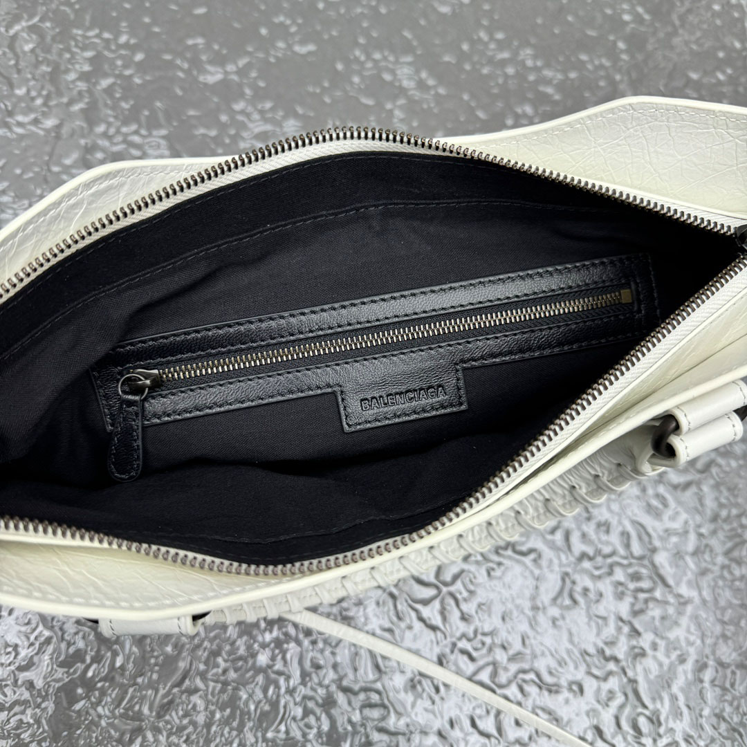Balenciaga Le City First Bag In White - DopestKickz