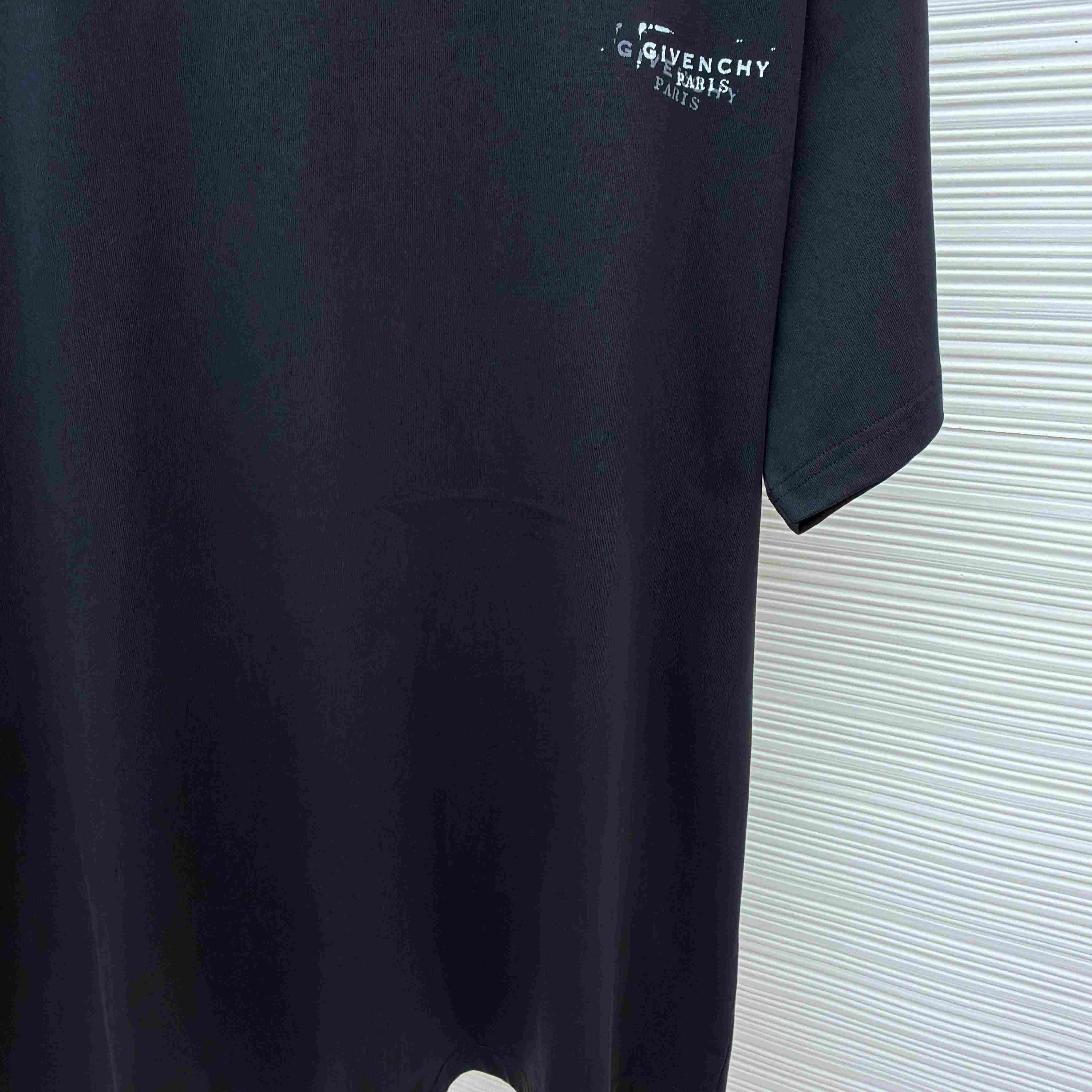 Givenchy Black  Stamp Print T-shirt - DopestKickz