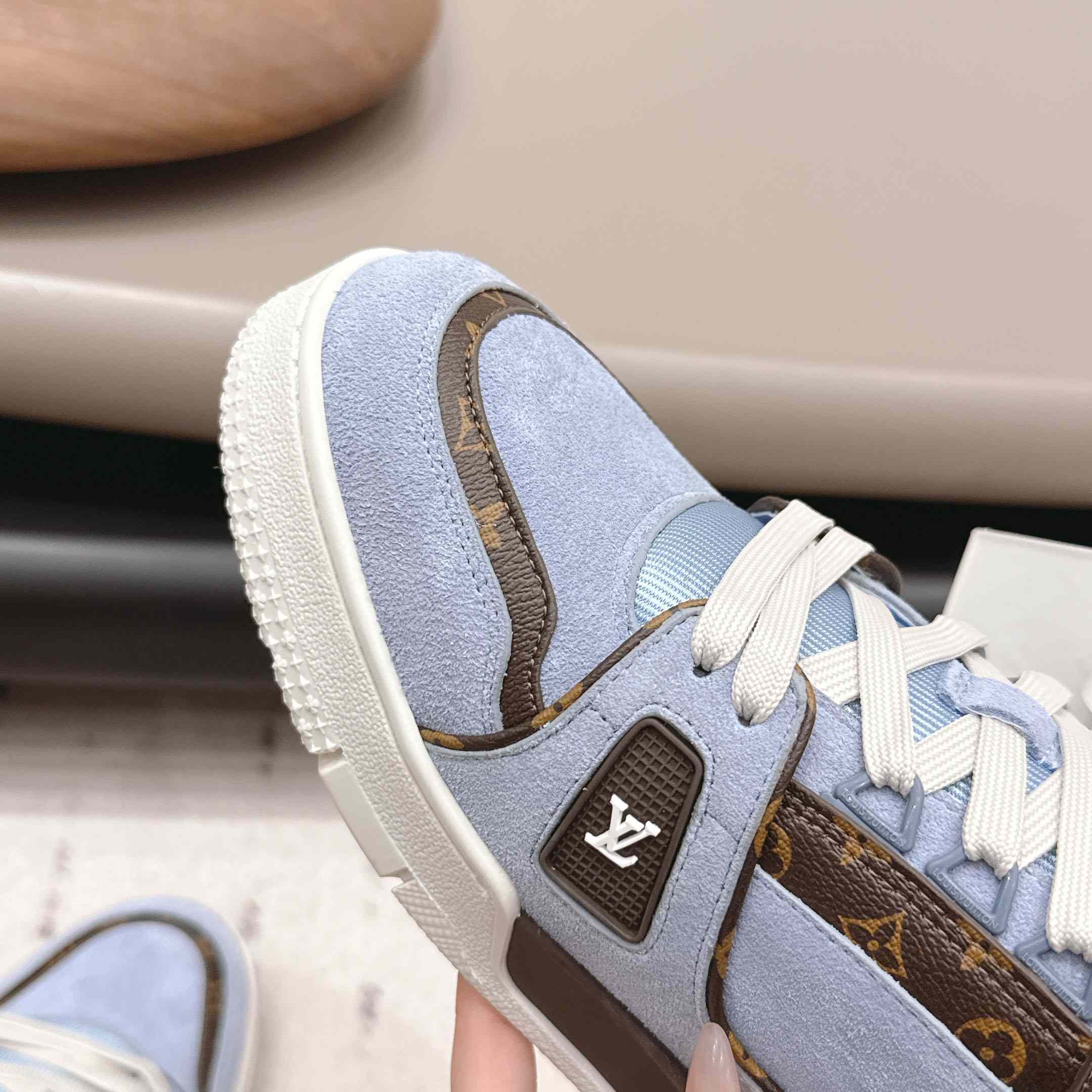 Louis Vuitton LV Trainer Sneaker 1AKB6Q - DopestKickz