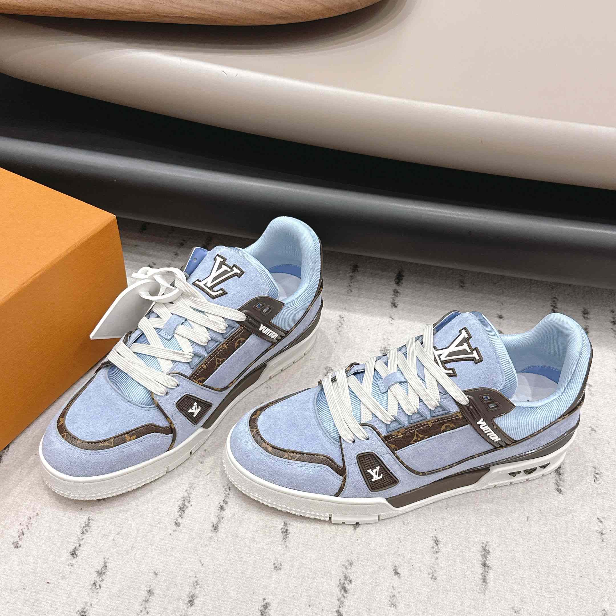 Louis Vuitton LV Trainer Sneaker 1AKB6Q - DopestKickz