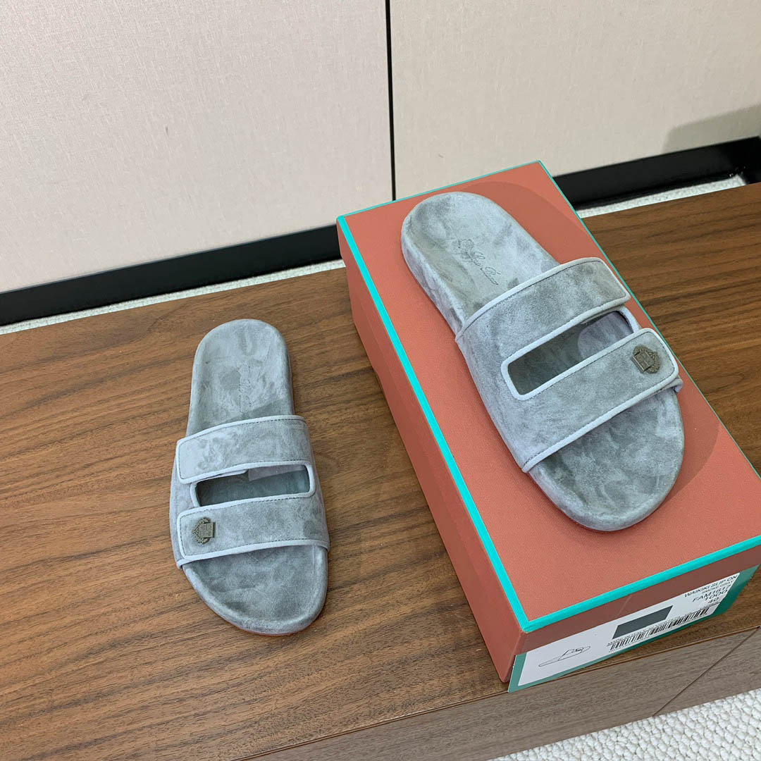 Loro Piana Waikiki Slide Sandal - DopestKickz