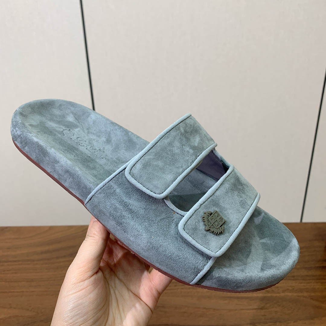 Loro Piana Waikiki Slide Sandal - DopestKickz