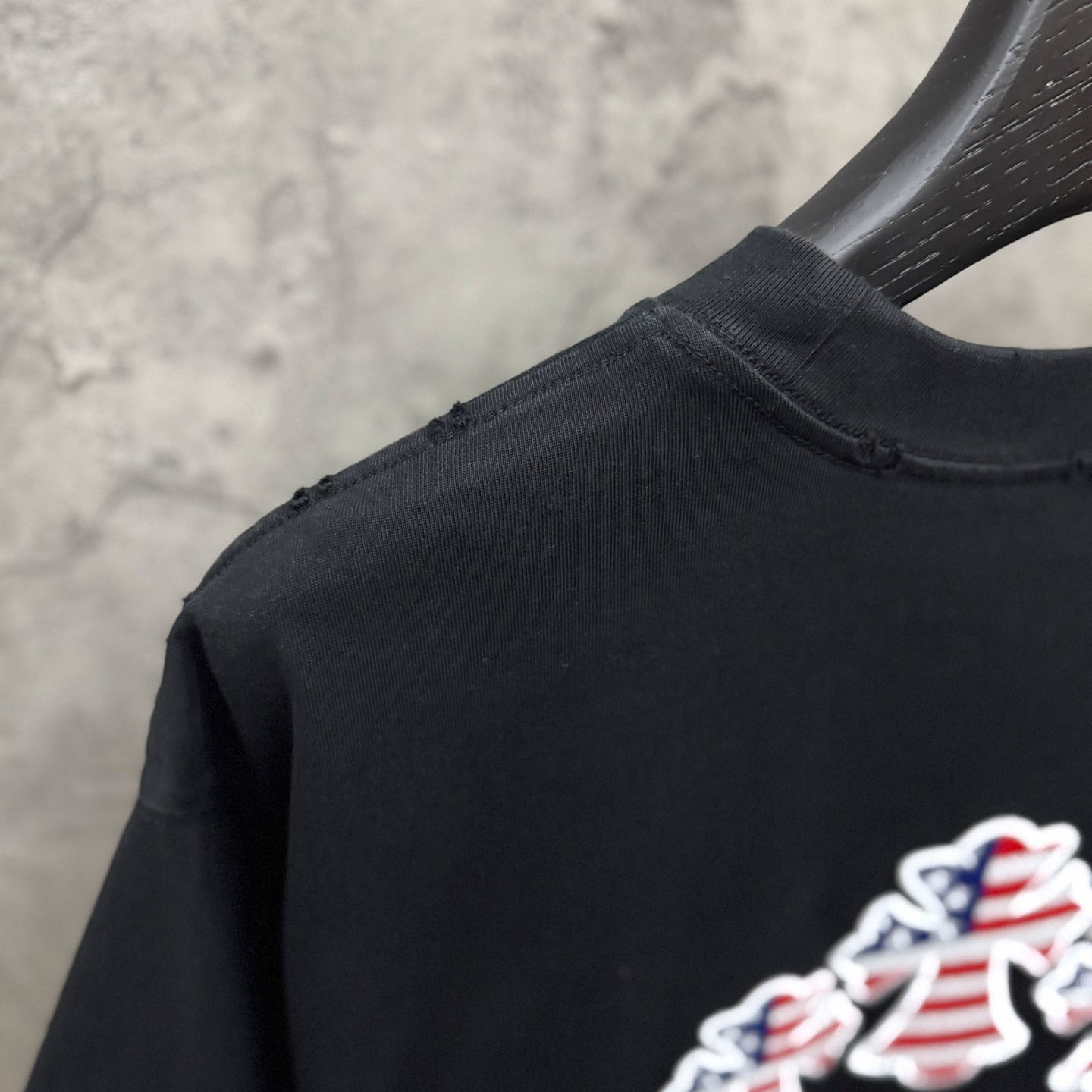 Chrome Hearts Style Cross Graphic Tee 'Black' - DopestKickz