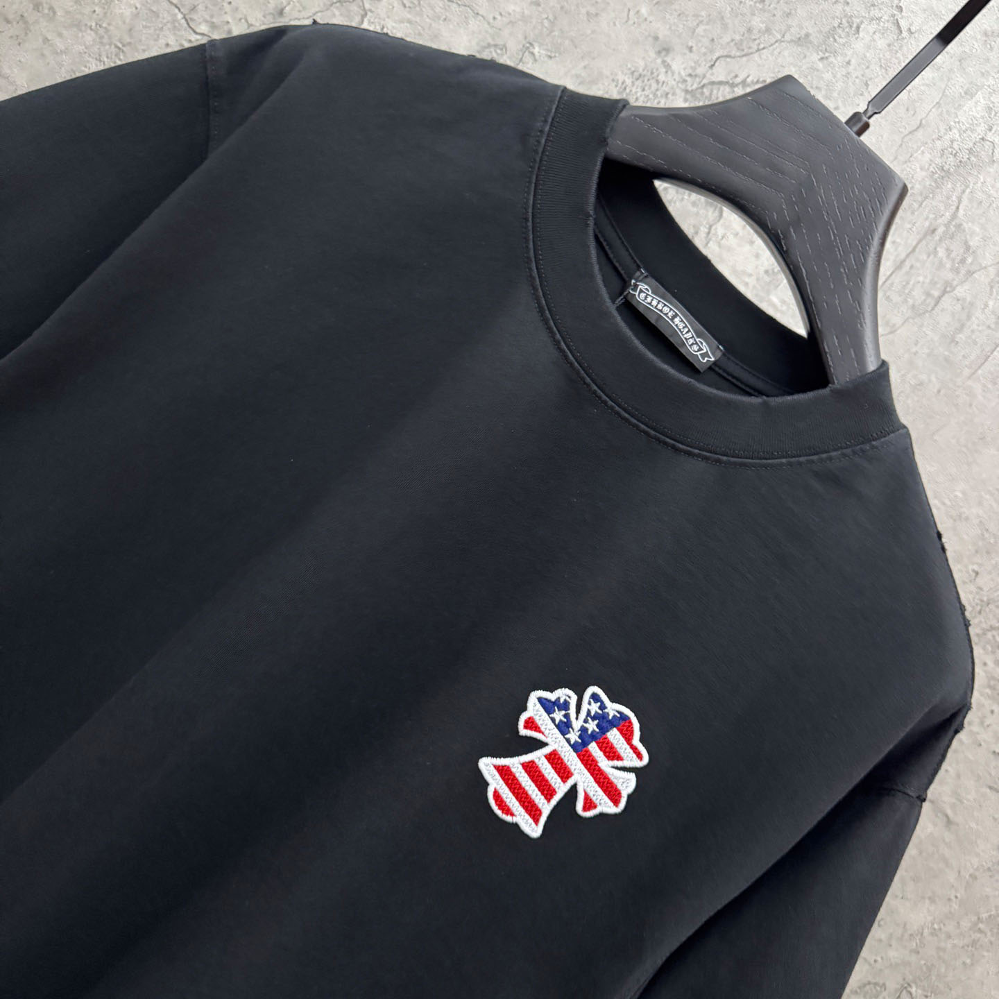 Chrome Hearts Style Cross Graphic Tee 'Black' - DopestKickz