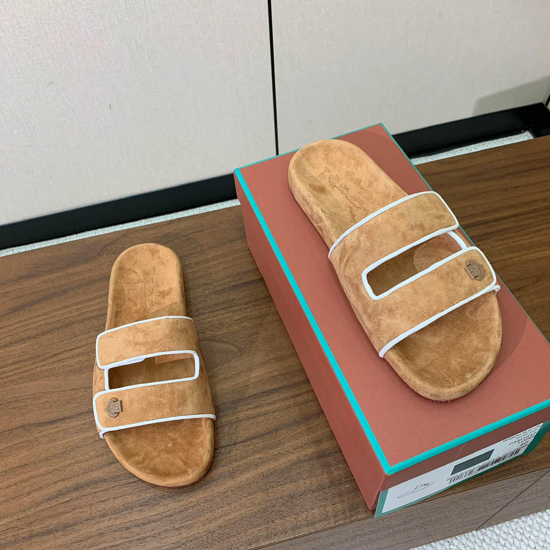 Loro Piana Waikiki Slide Sandal - DopestKickz