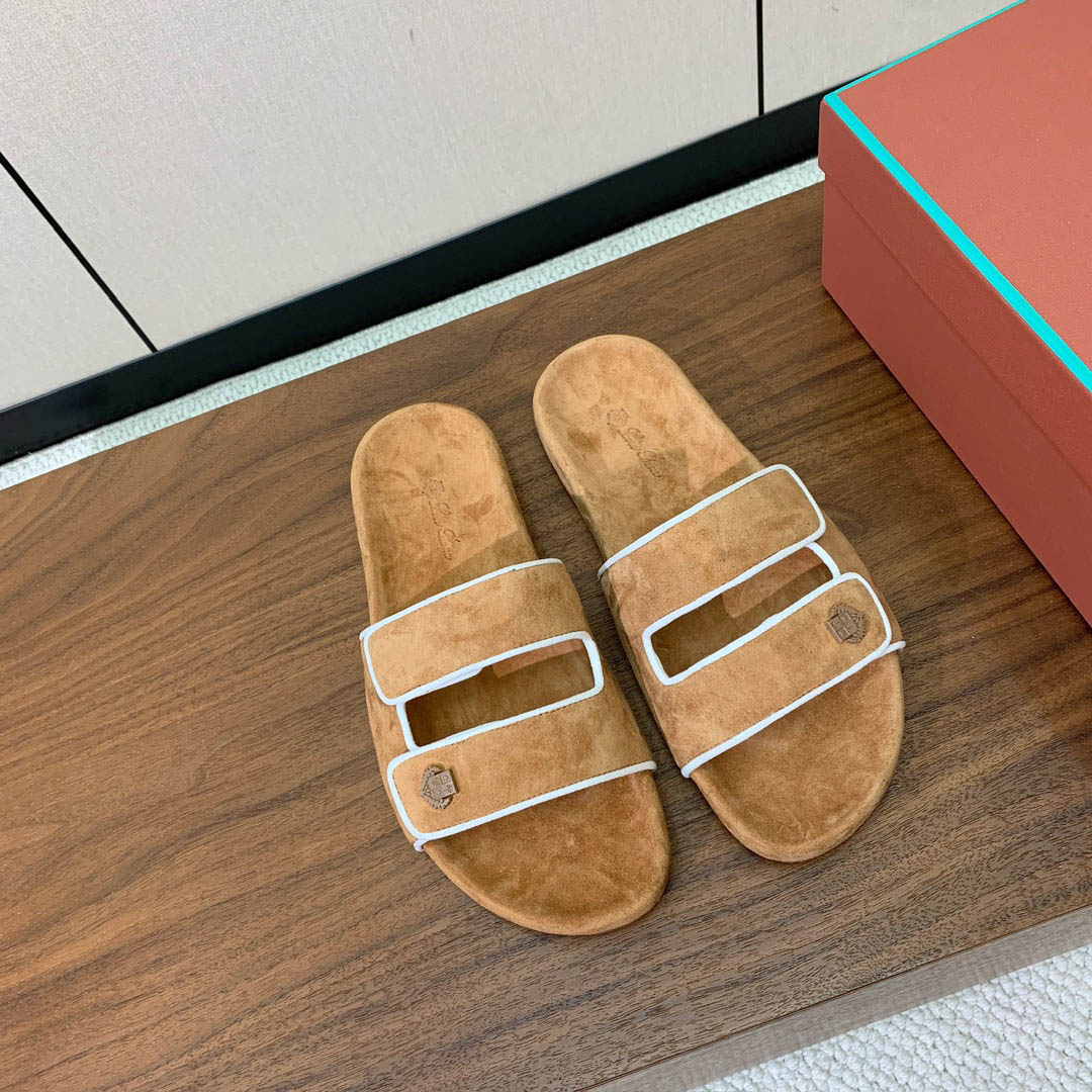 Loro Piana Waikiki Slide Sandal - DopestKickz