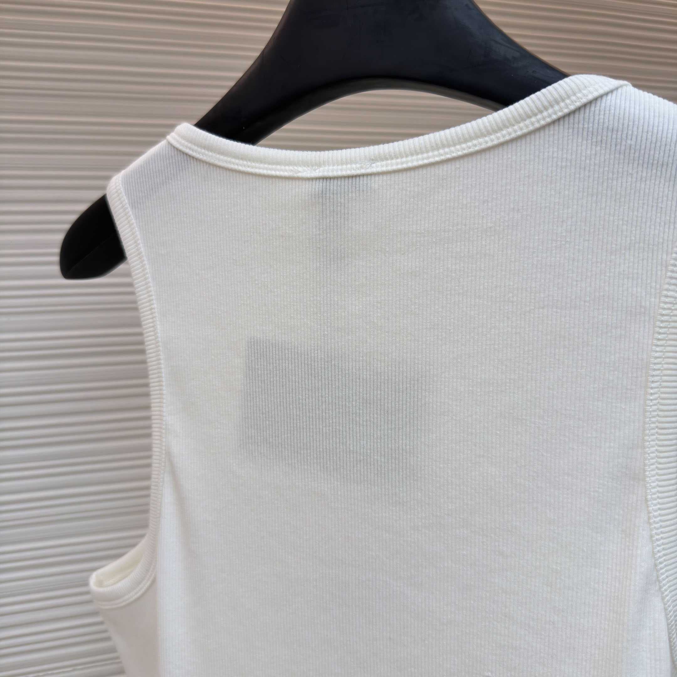 Loewe Anagram Tank Top 'White' - DopestKickz