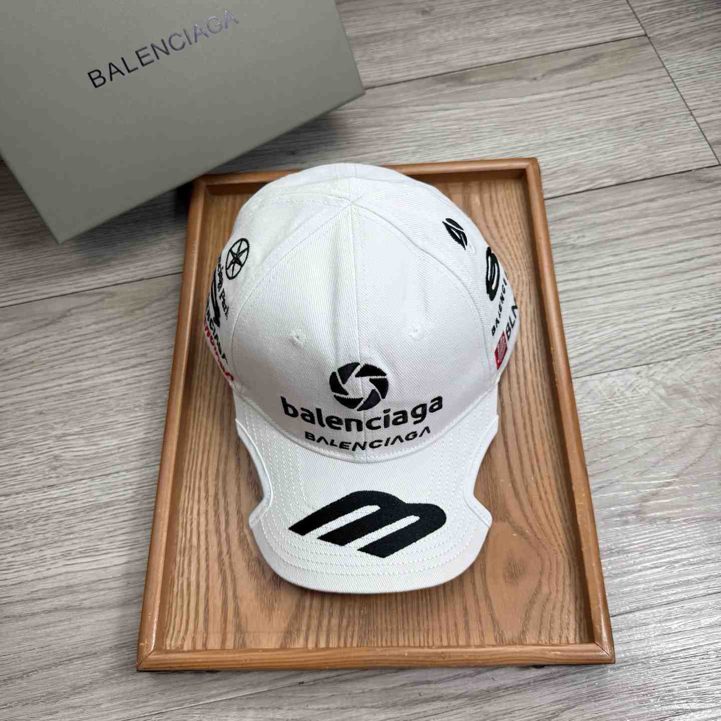 Balenciaga Top League Racer Cap Hat - DopestKickz