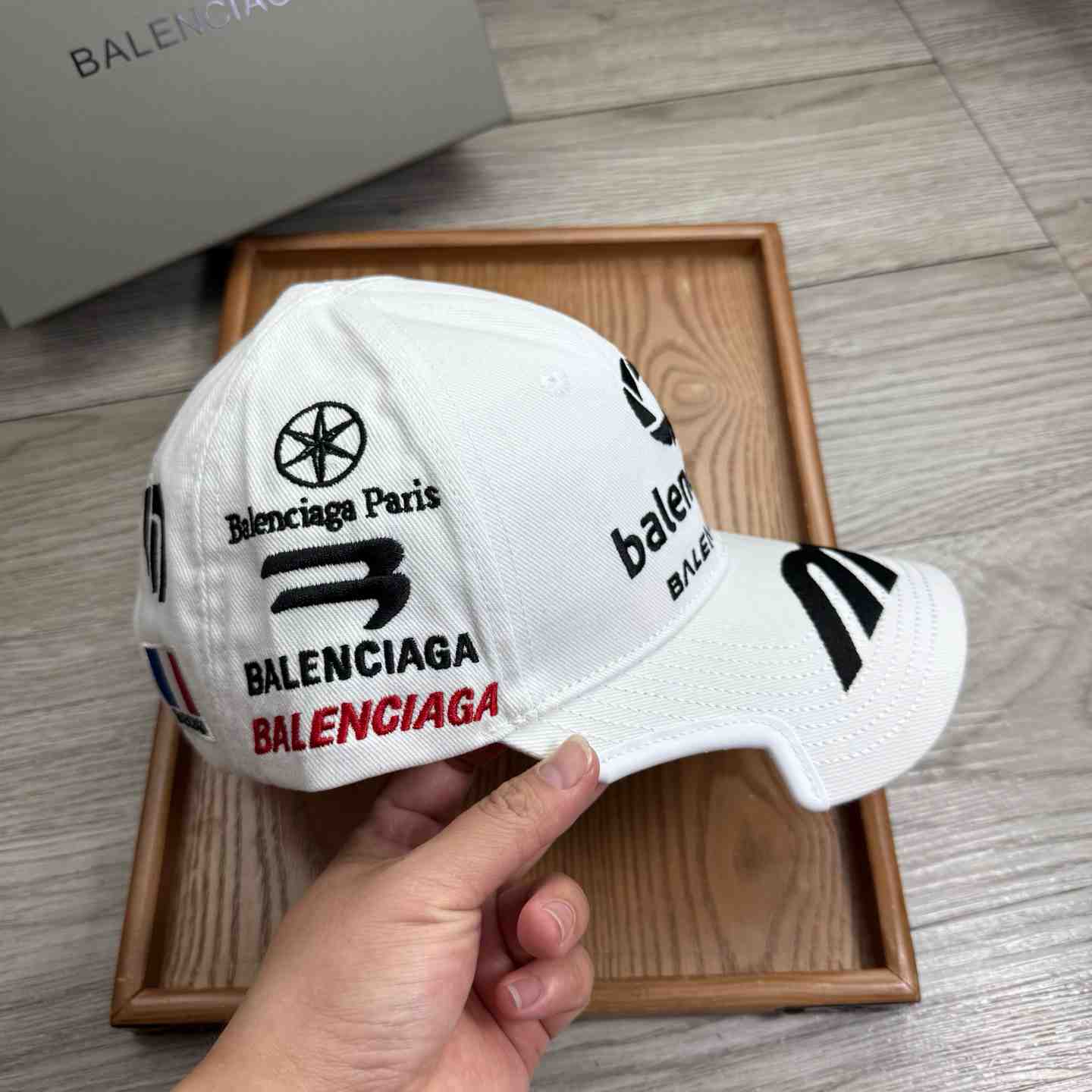Balenciaga Top League Racer Cap Hat - DopestKickz