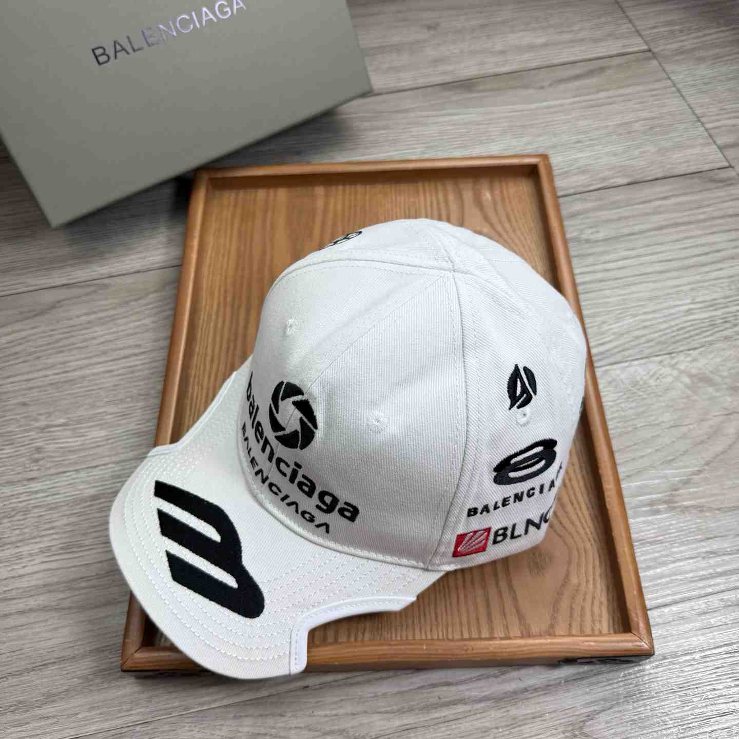 Balenciaga Top League Racer Cap Hat - DopestKickz