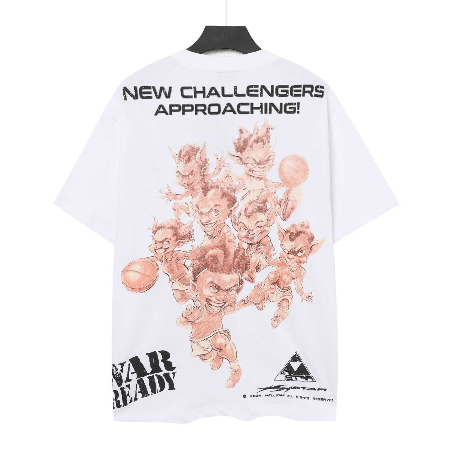 Hellstar All Stars T-Shirt 'White' - DopestKickz