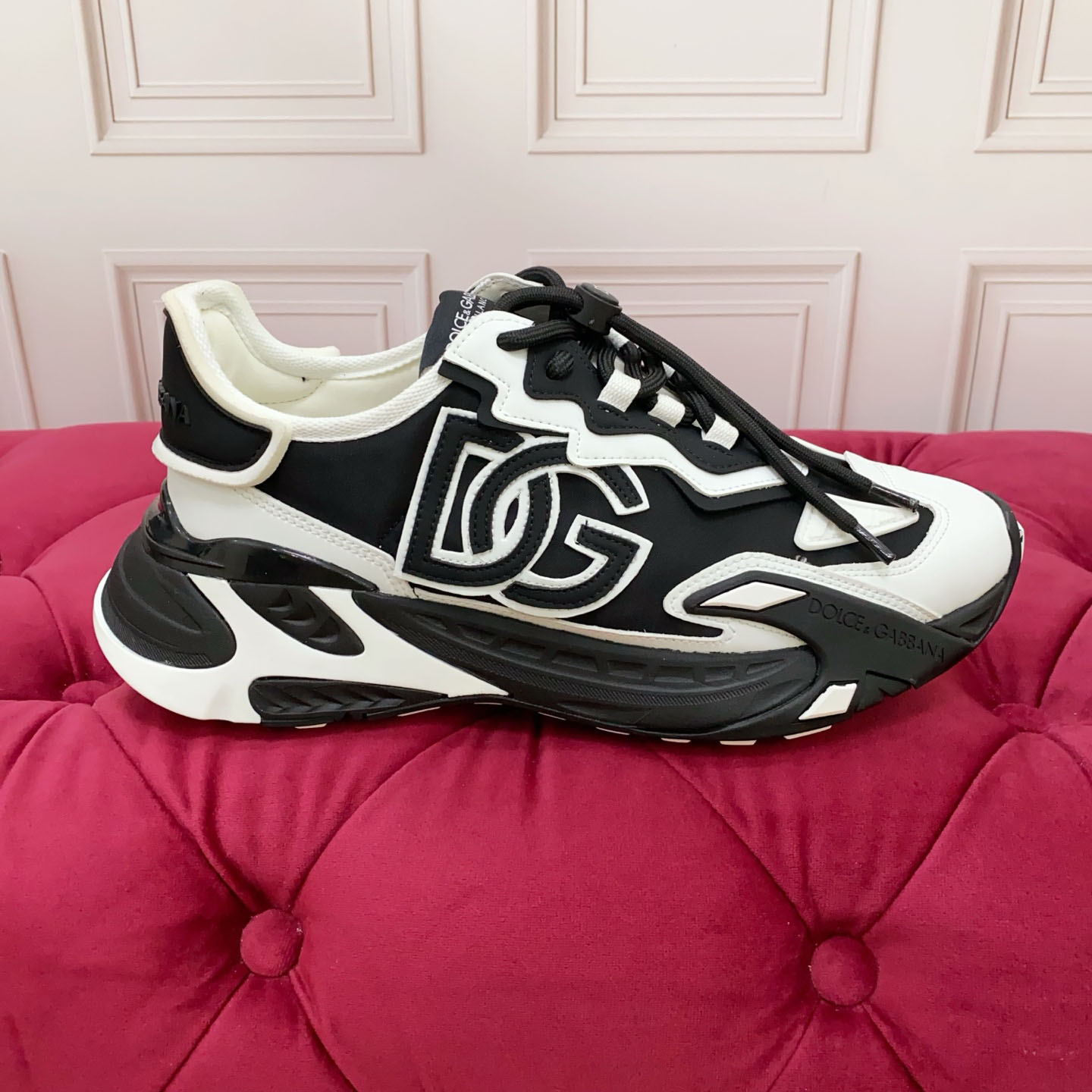 Dolce & Gabbana Day Faster Sneakers In Fabric - DopestKickz