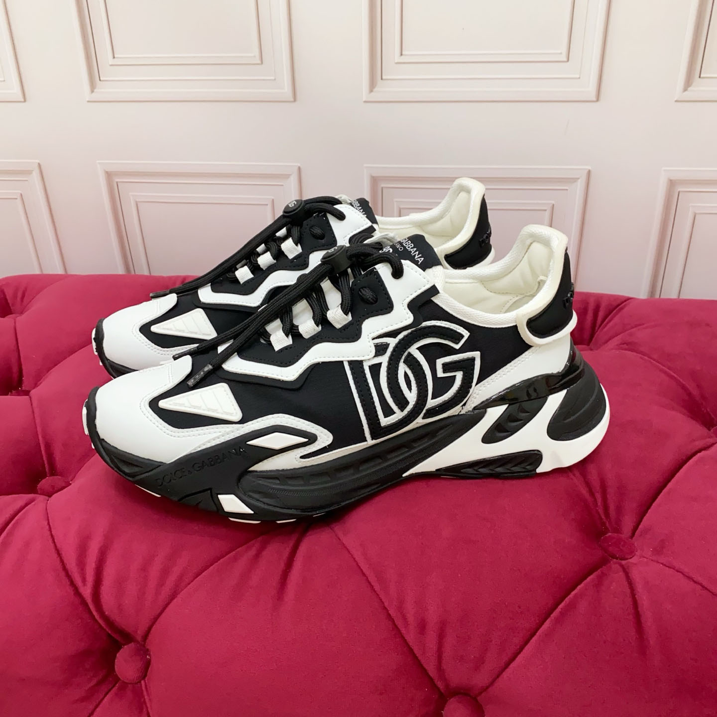 Dolce & Gabbana Day Faster Sneakers In Fabric - DopestKickz