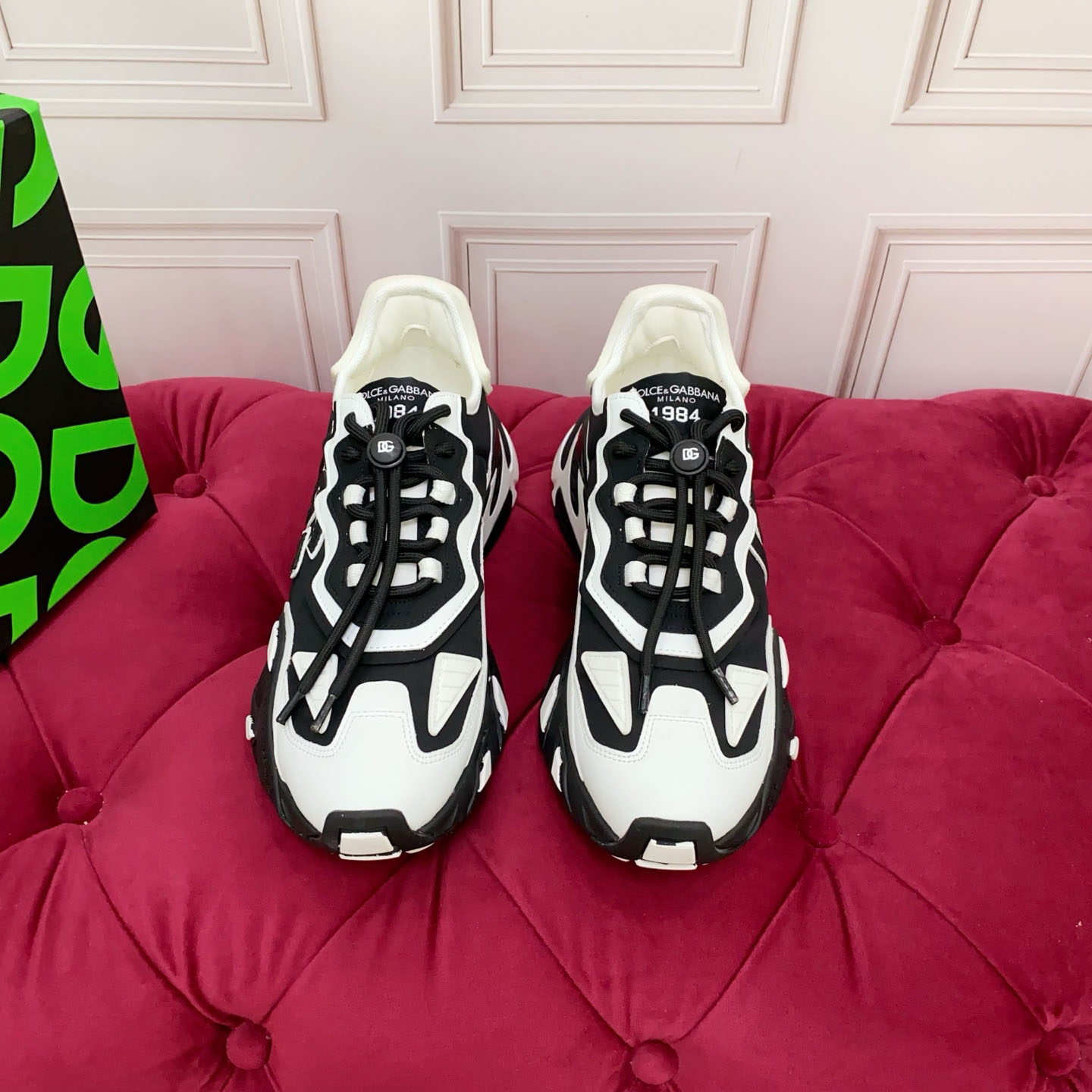 Dolce & Gabbana Day Faster Sneakers In Fabric - DopestKickz