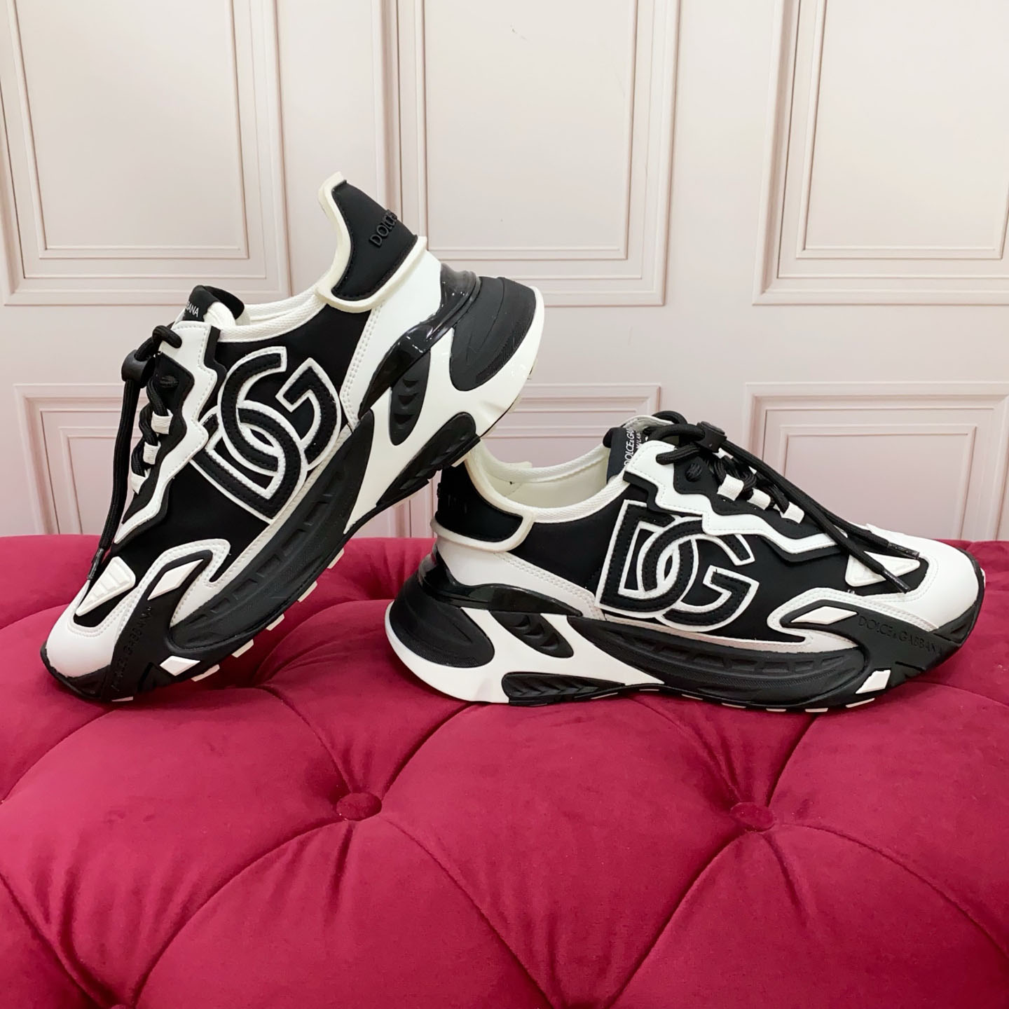 Dolce & Gabbana Day Faster Sneakers In Fabric - DopestKickz