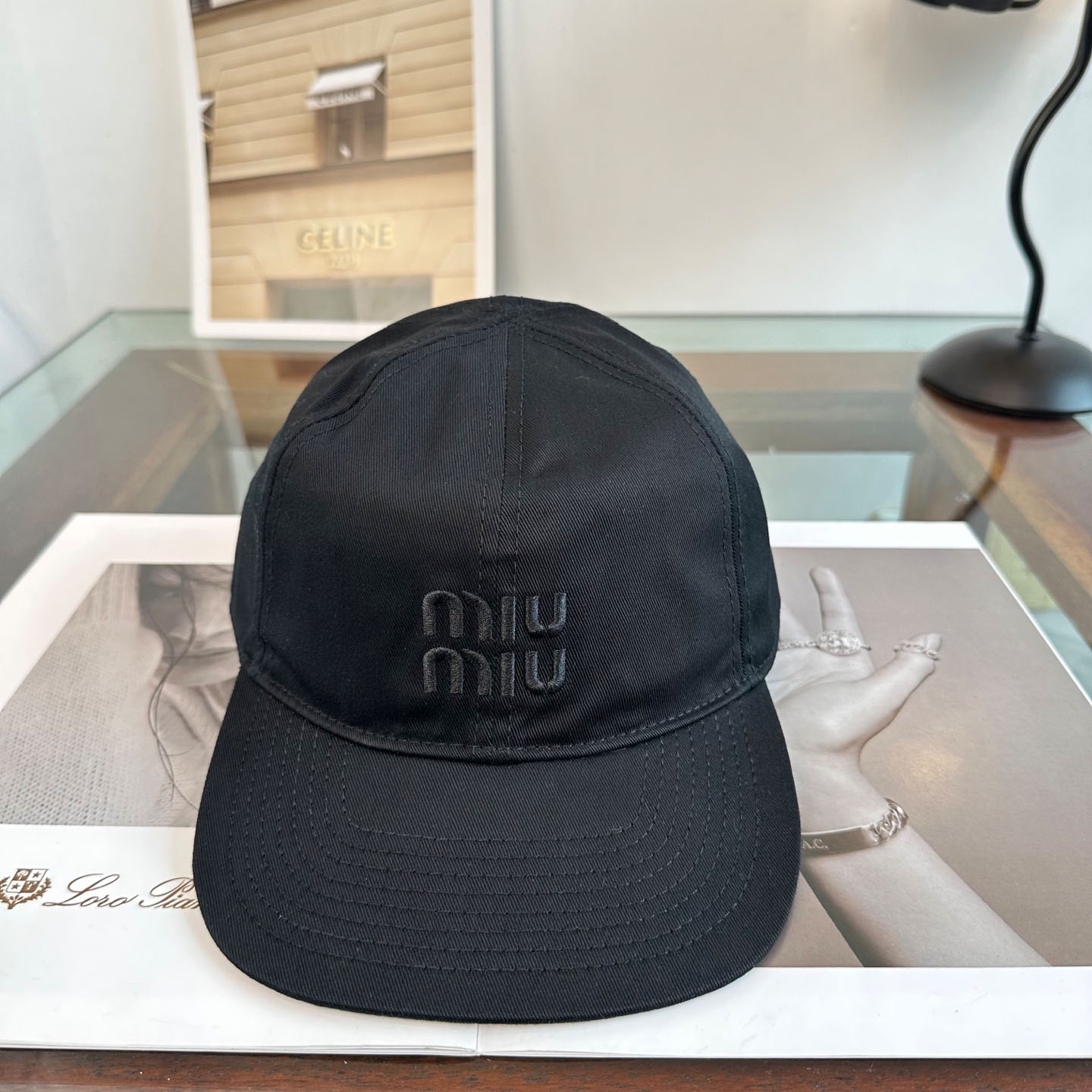 Miu Miu Denim Baseball Cap - DopestKickz