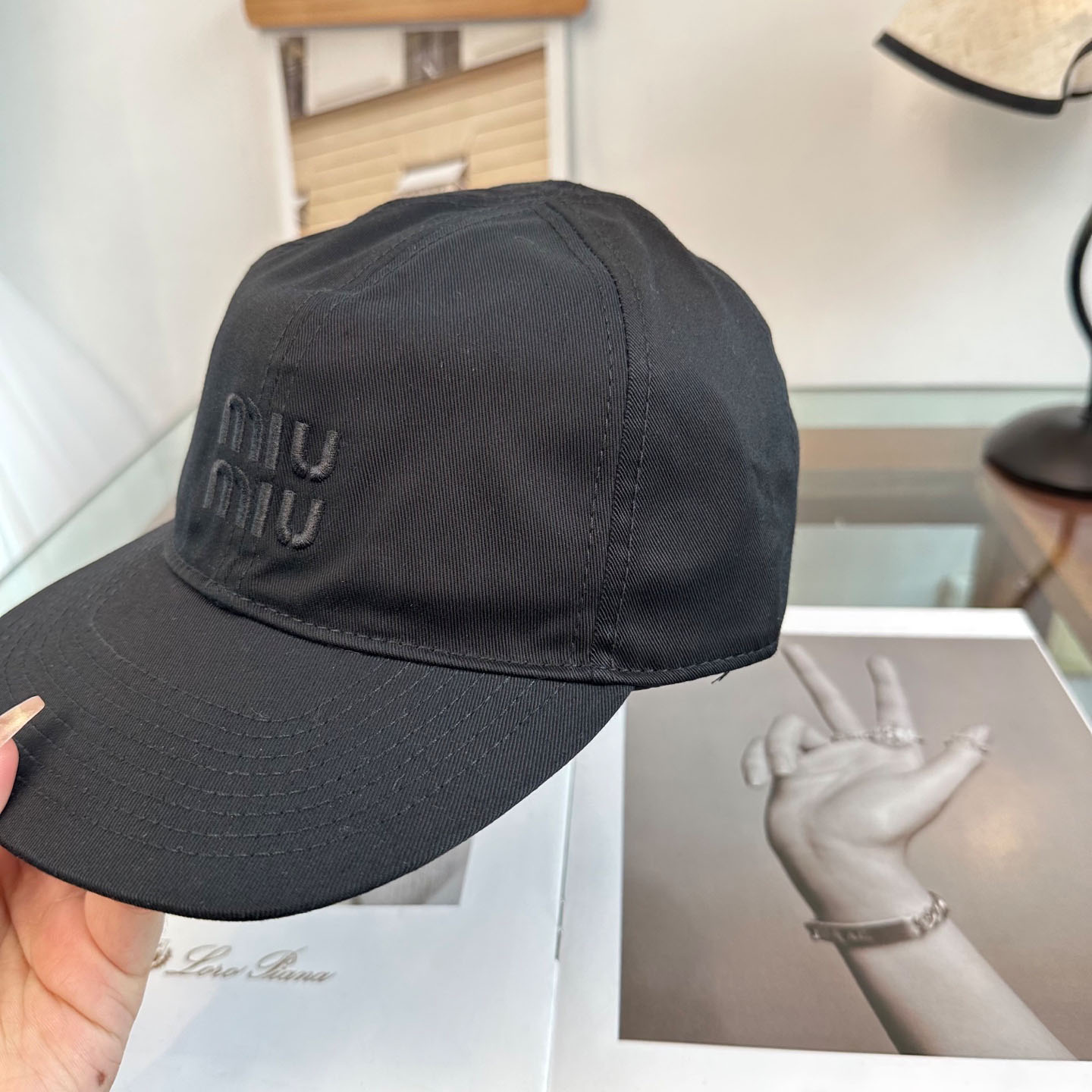 Miu Miu Denim Baseball Cap - DopestKickz
