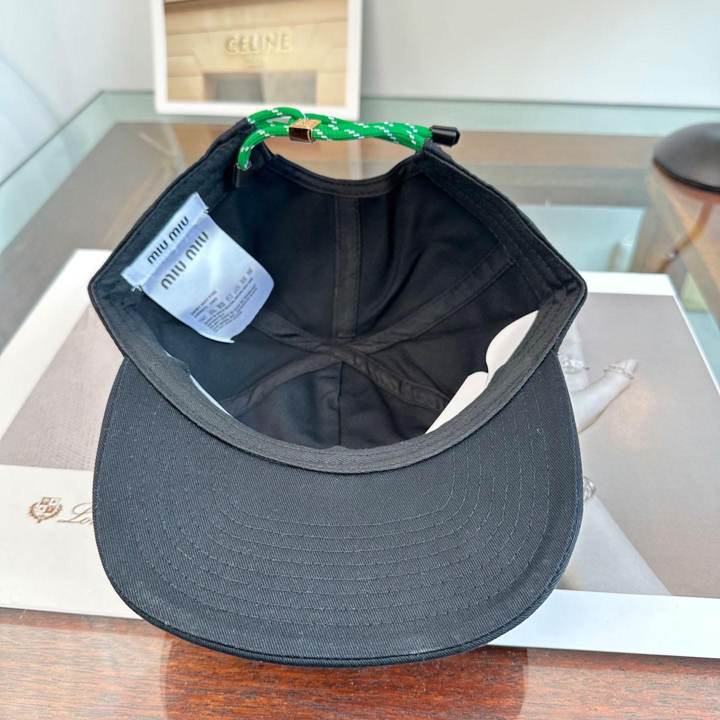 Miu Miu Denim Baseball Cap - DopestKickz