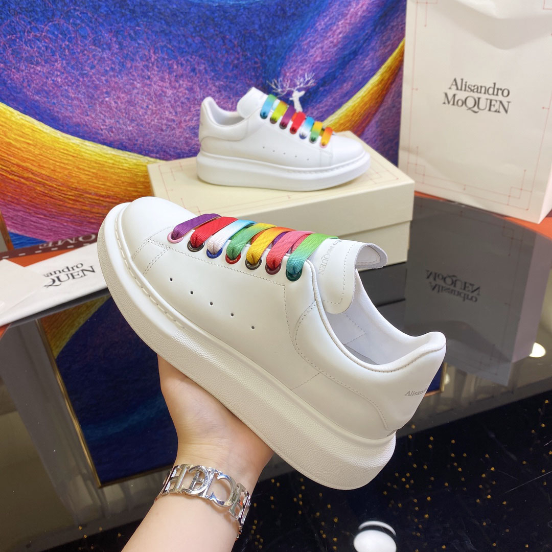 Alexander Mcqueen Rainbow Lace Oversized Sneaker - DopestKickz