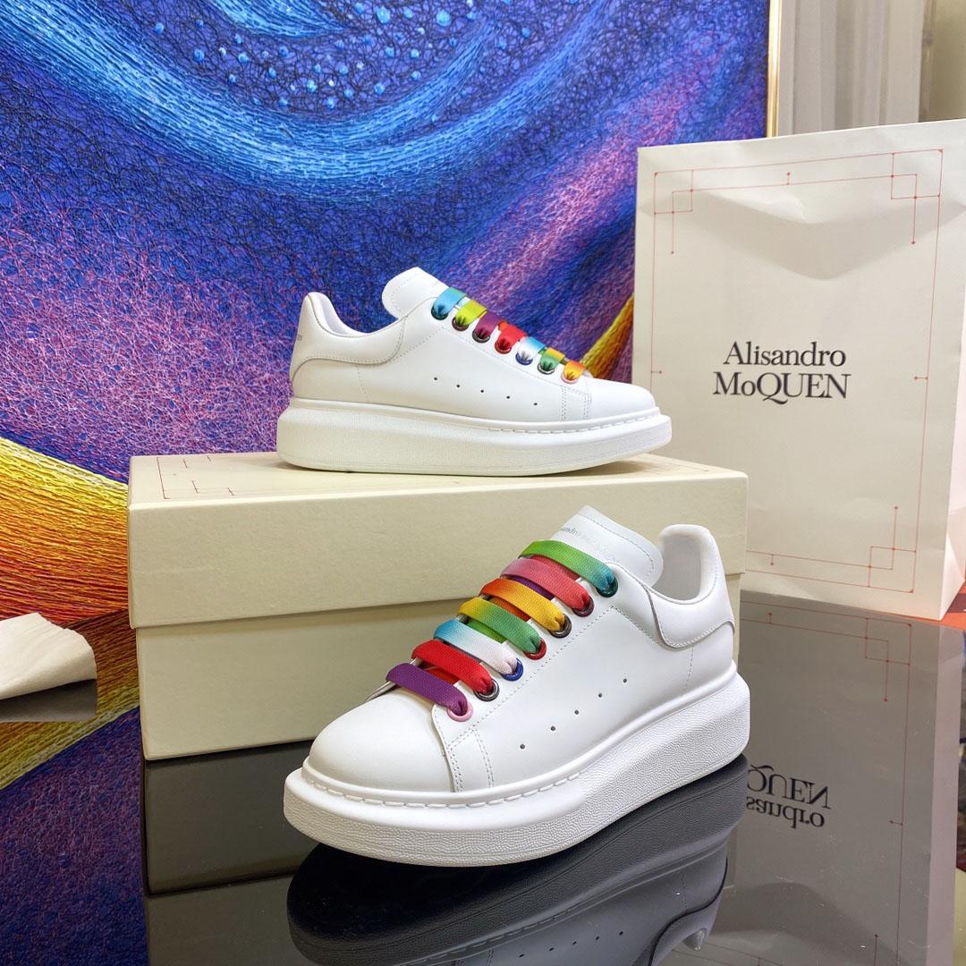 Alexander Mcqueen Rainbow Lace Oversized Sneaker - DopestKickz