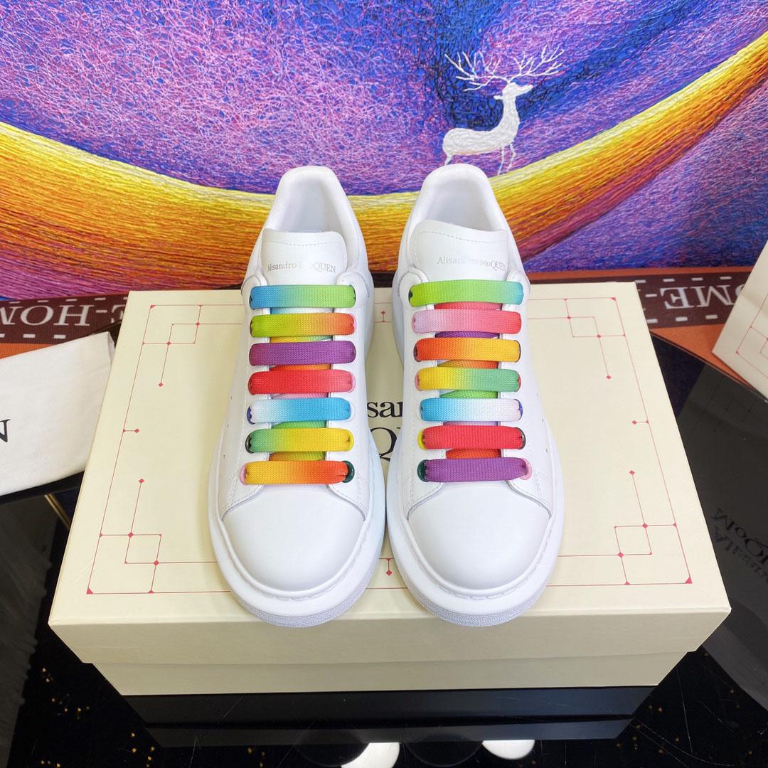 Alexander Mcqueen Rainbow Lace Oversized Sneaker - DopestKickz