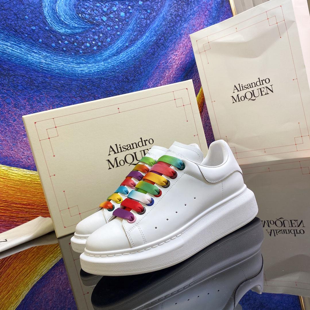 Alexander Mcqueen Rainbow Lace Oversized Sneaker - DopestKickz